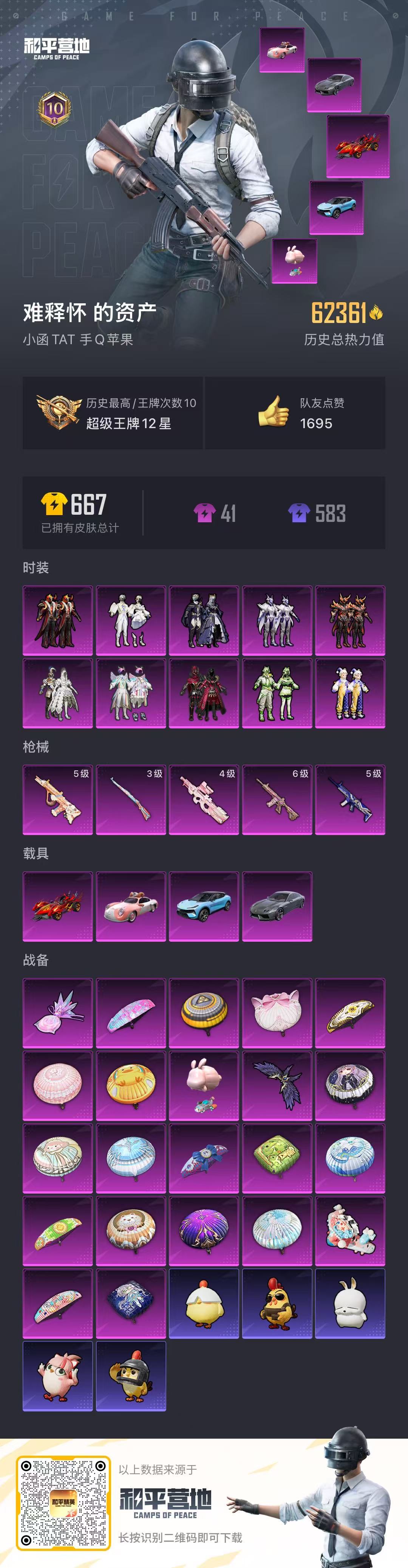 HPSJ3391658和平精英账号详情图4 HPSJ3391658和平精英账号详情图4