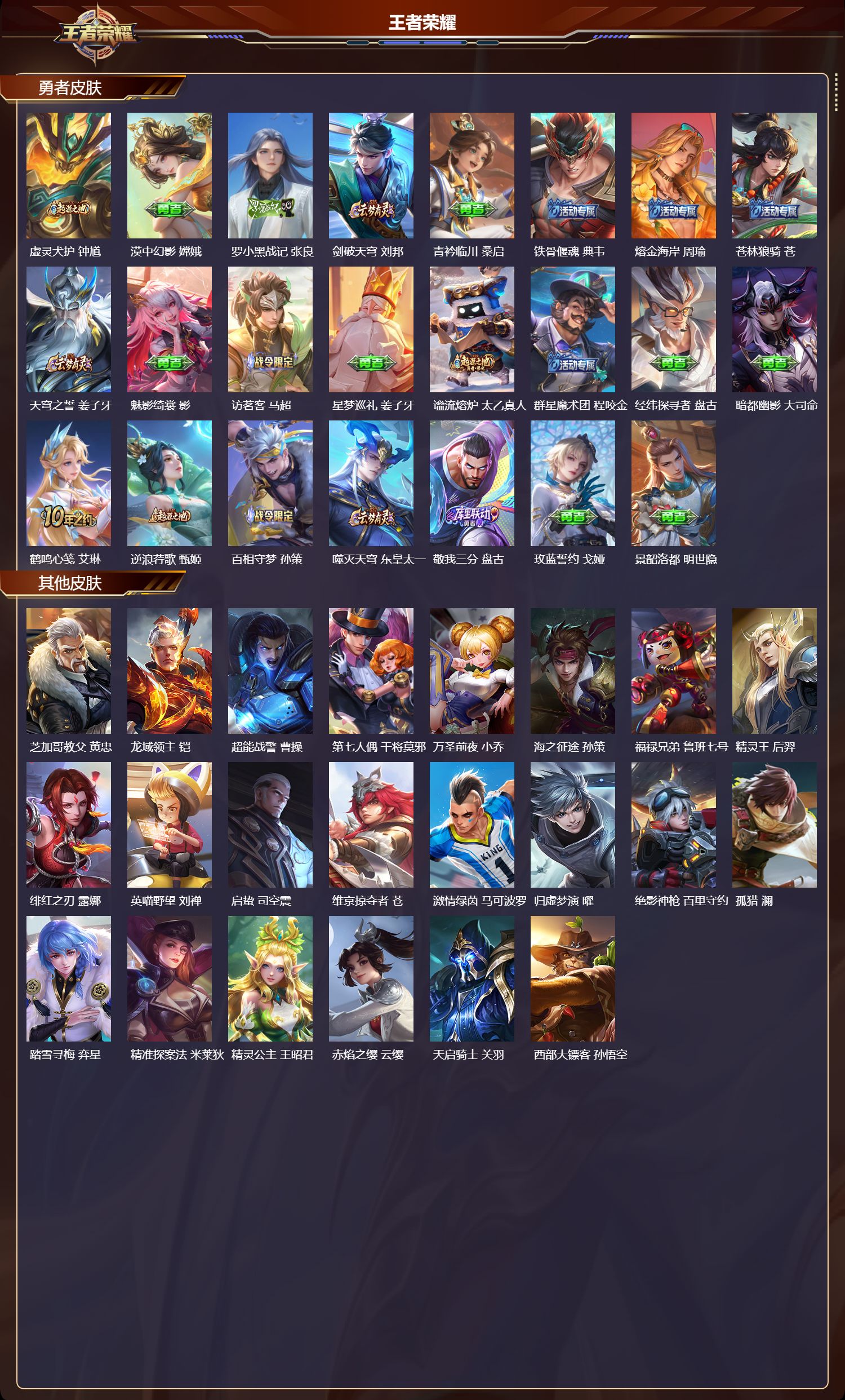 WZMK3379538王者荣耀账号详情图4