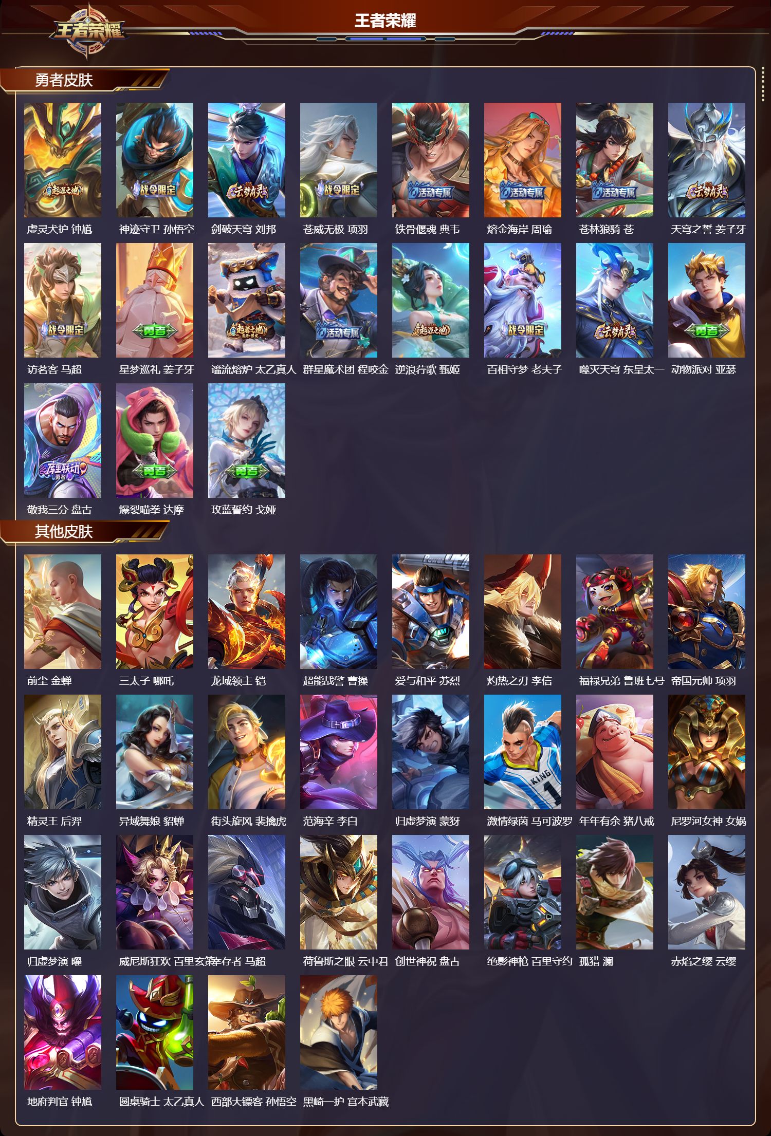 WZMK3379555王者荣耀账号详情图4