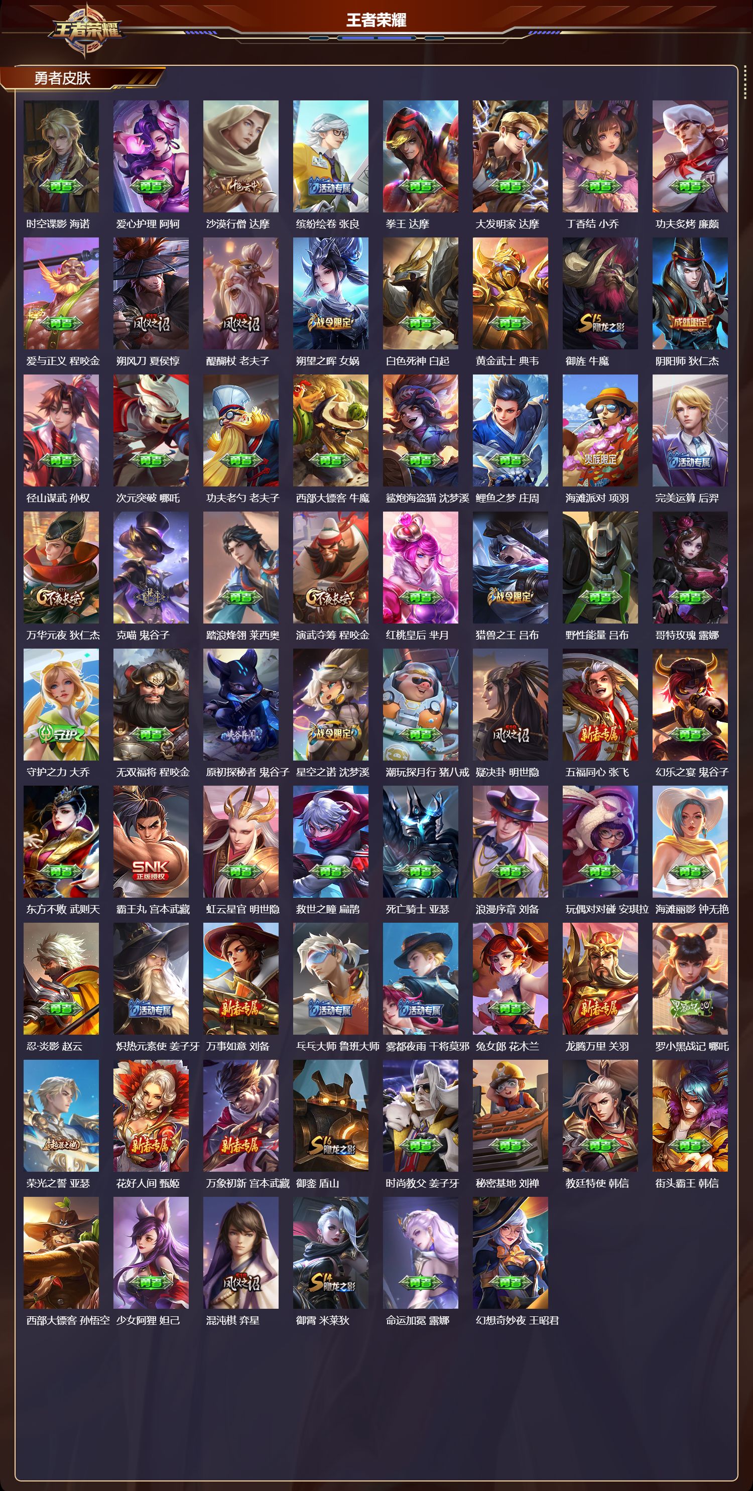 WZMK3379528王者荣耀账号详情图3