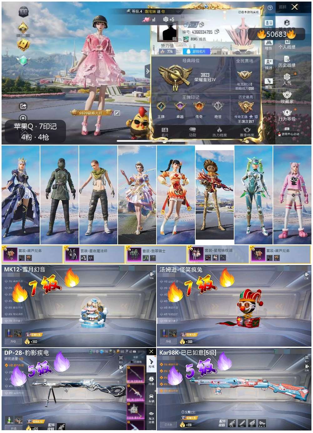 HPSJ3395162和平精英账号详情图4 HPSJ3395162和平精英账号详情图4