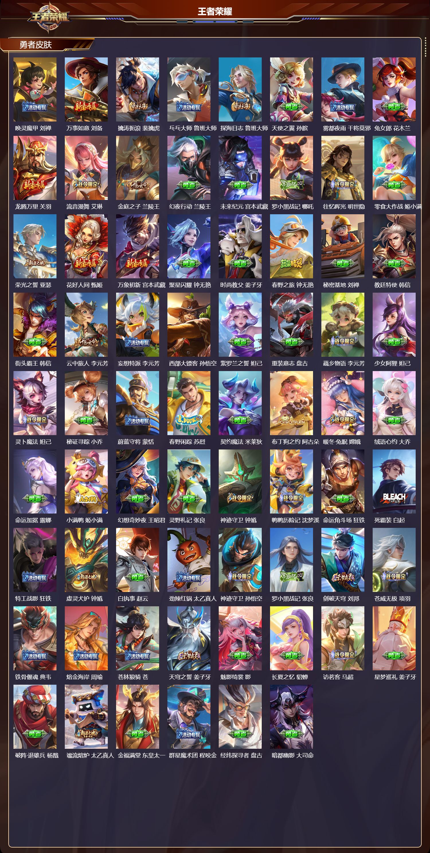 WZMK3379527王者荣耀账号详情图5