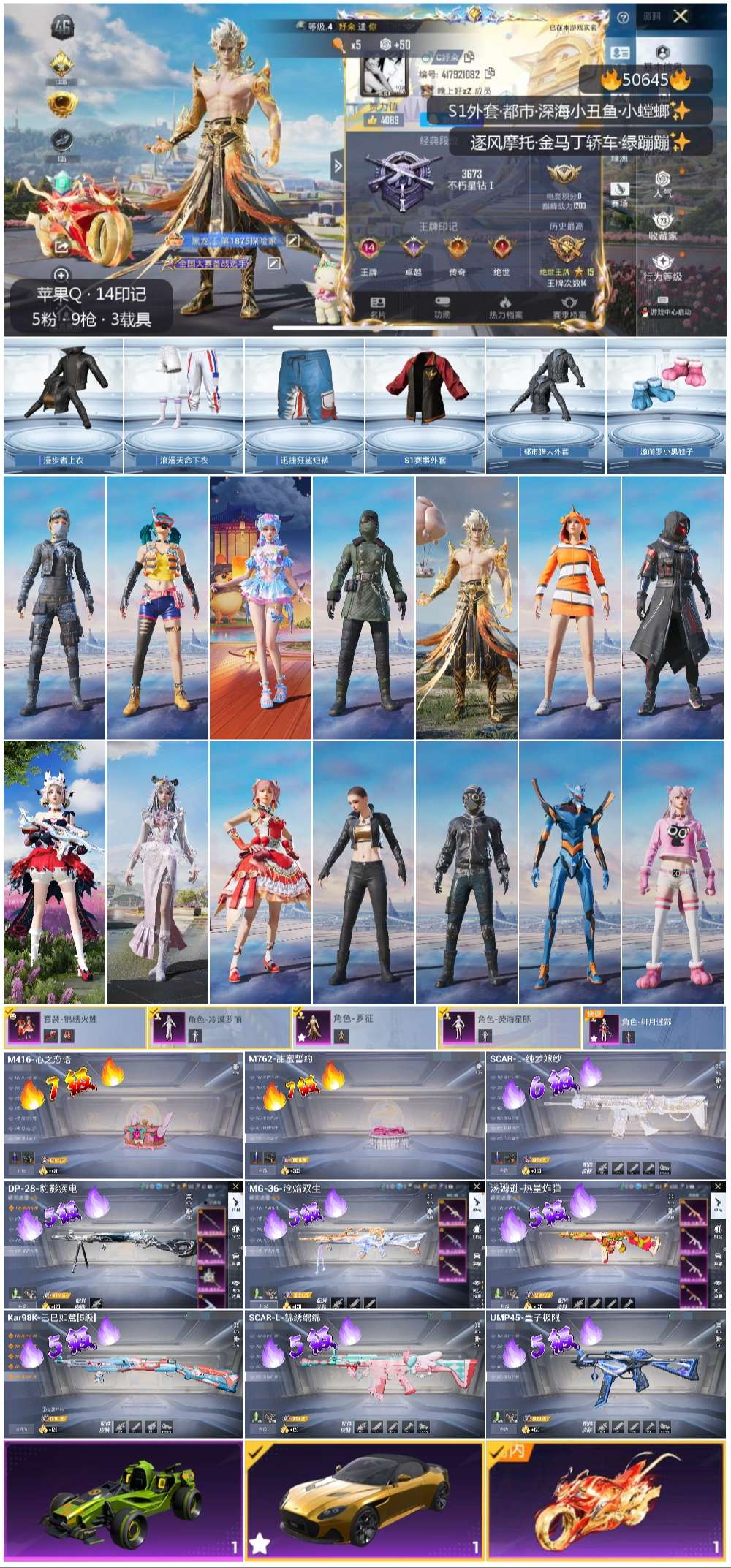 HPSJ3395134和平精英账号详情图3