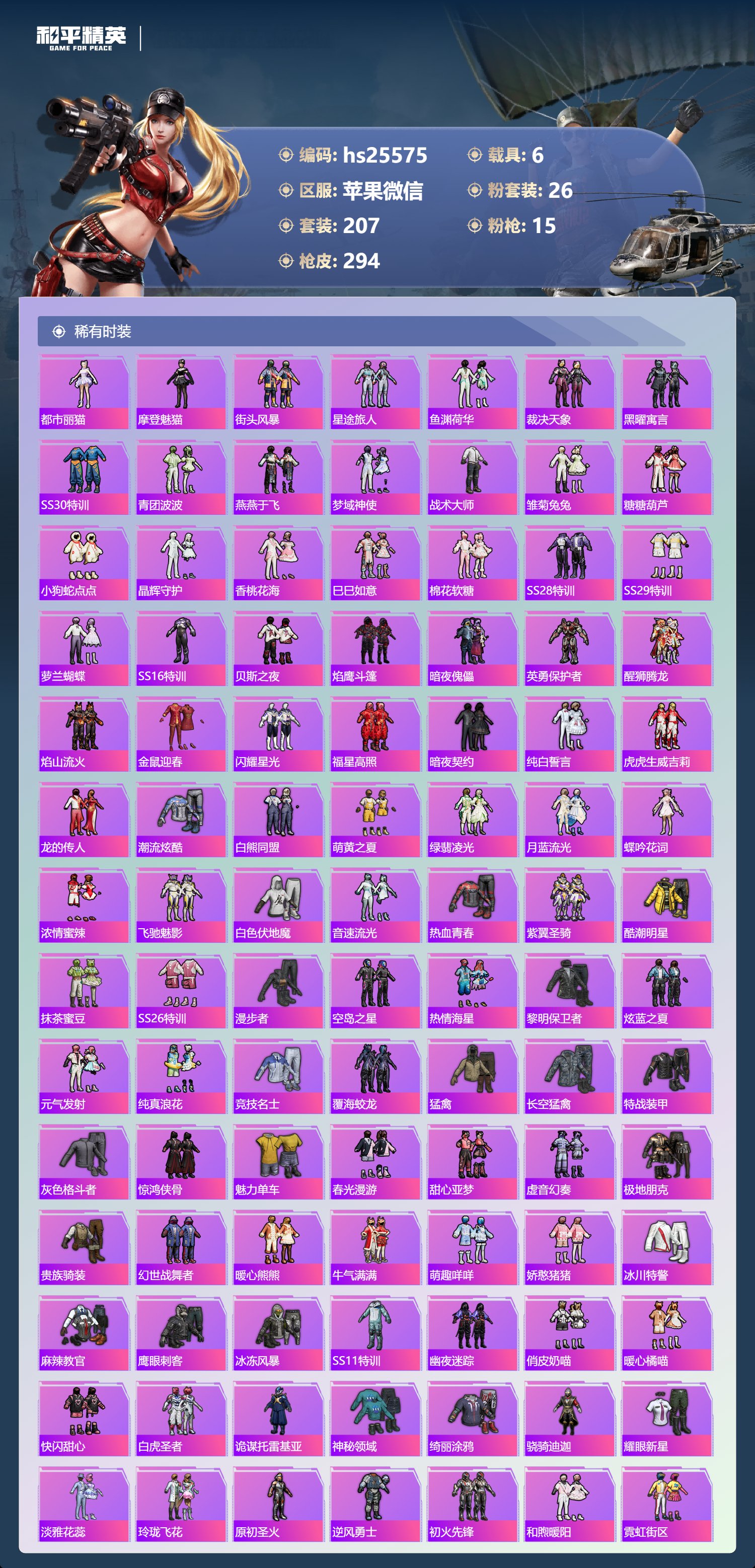 HPSJ3391846和平精英账号详情图3 HPSJ3391846和平精英账号详情图3