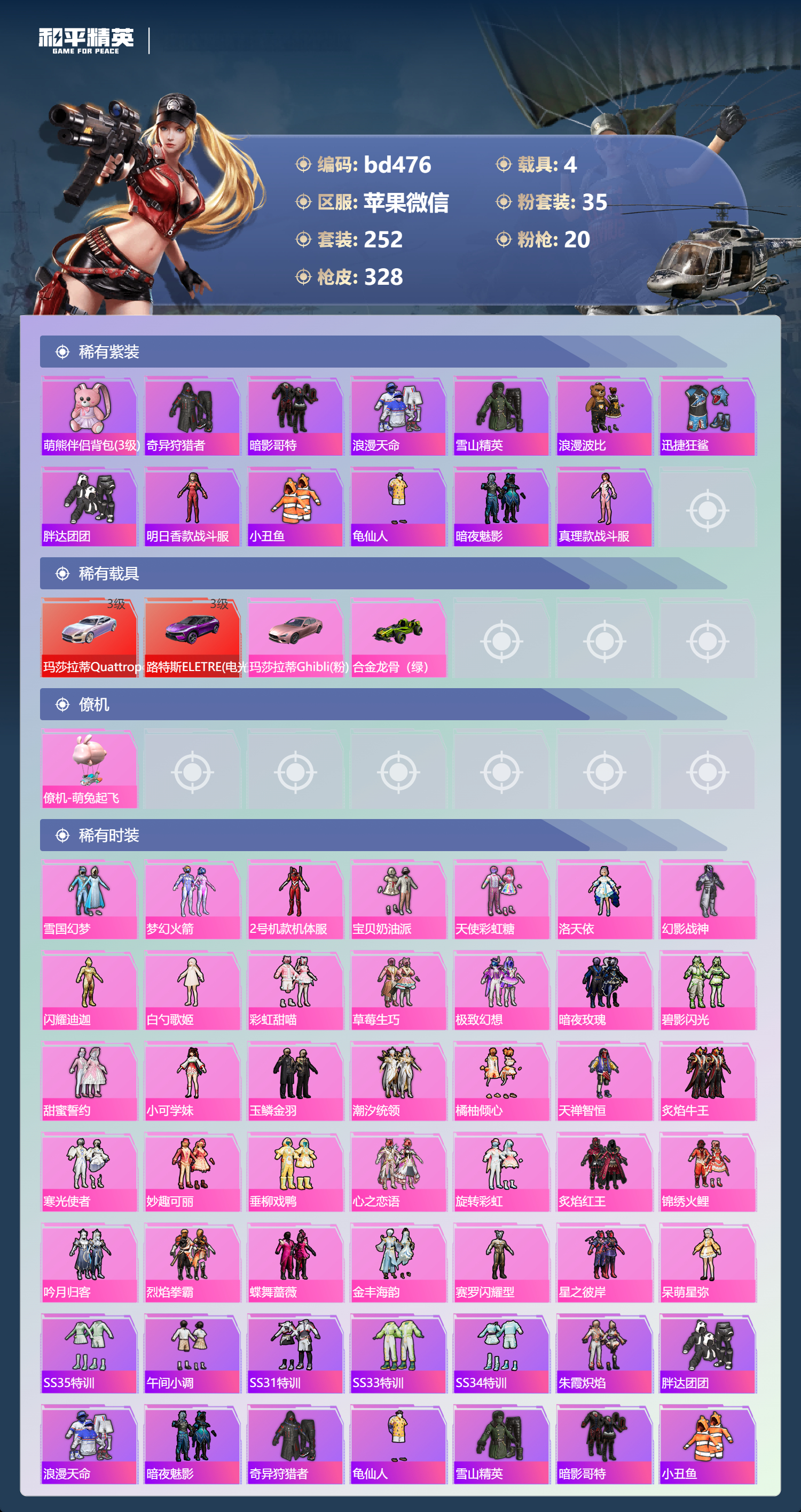 HPCMW418613和平精英账号详情图2