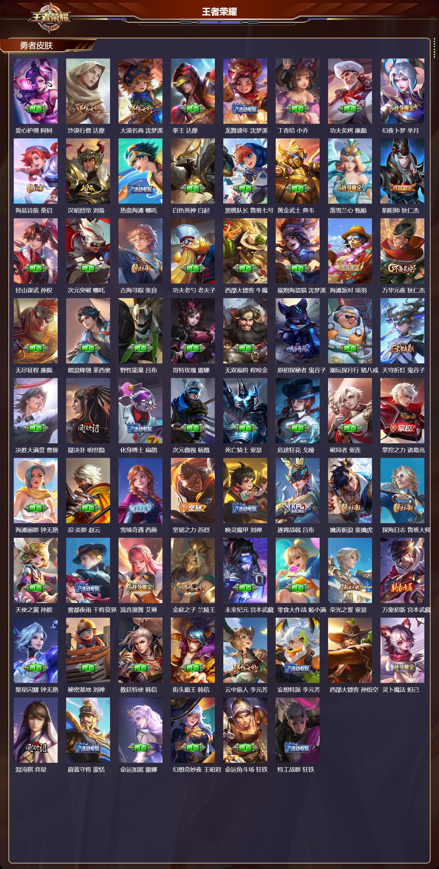 WZMK3379555王者荣耀账号详情图3