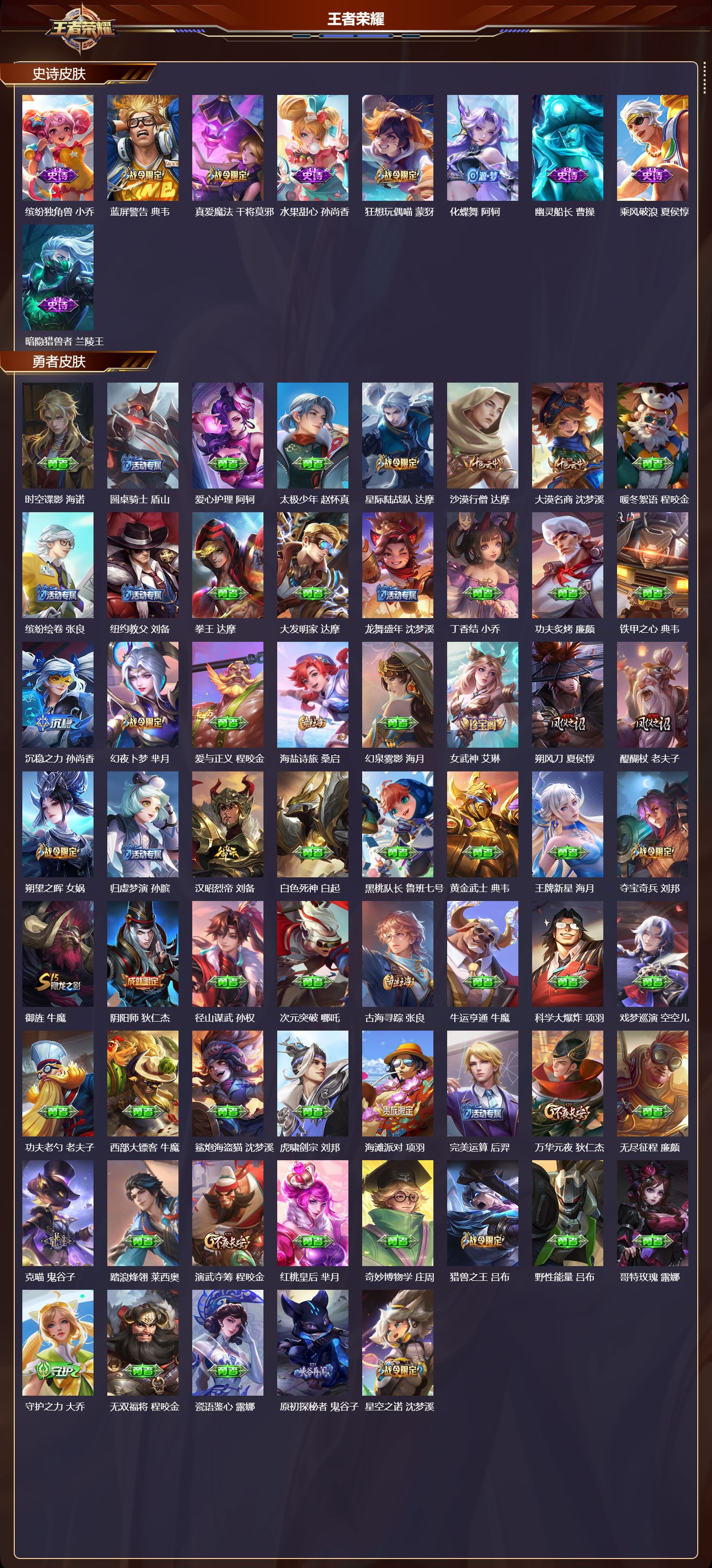 WZMK3379530王者荣耀账号详情图4