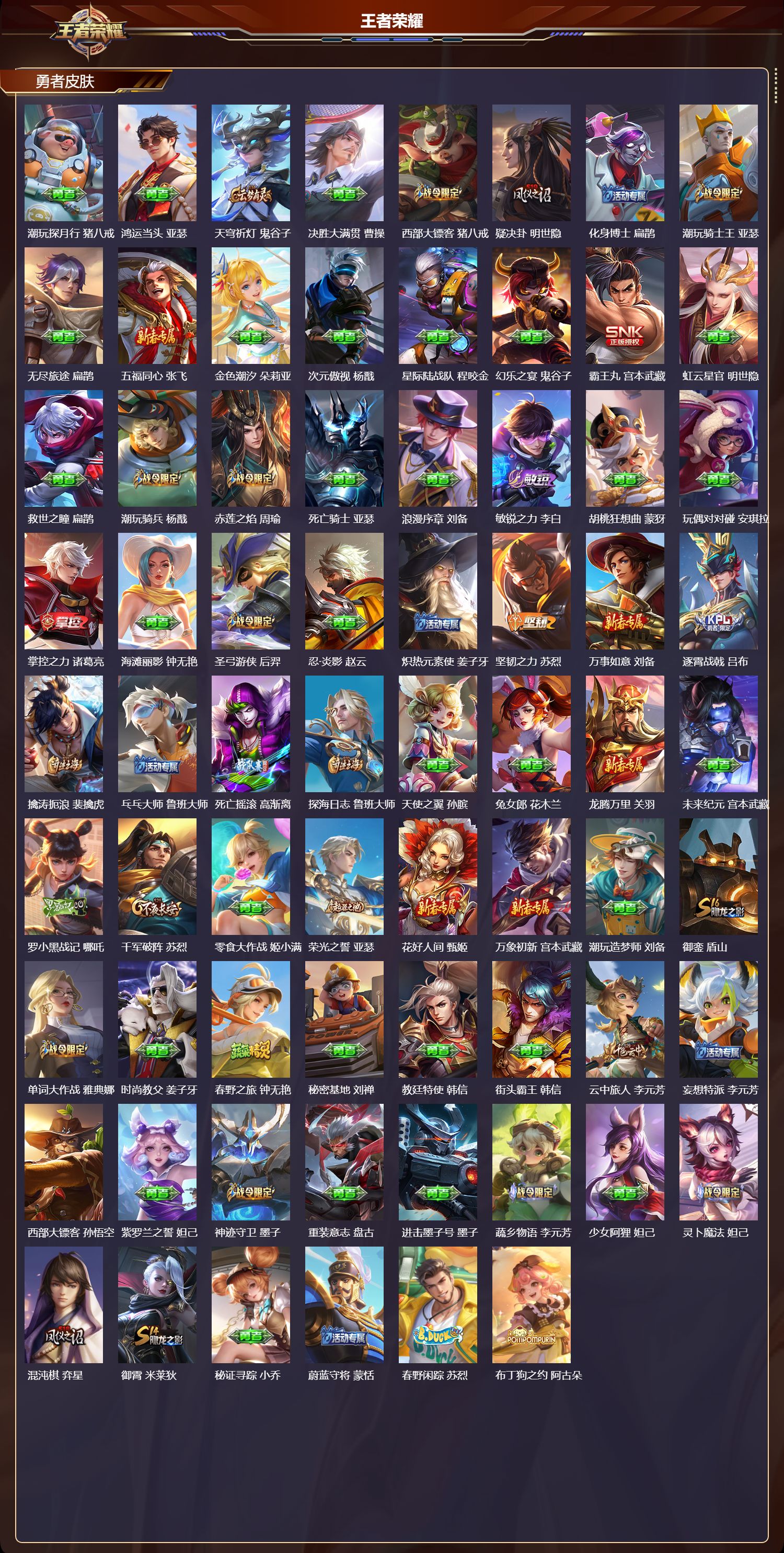 WZMK3379530王者荣耀账号详情图5