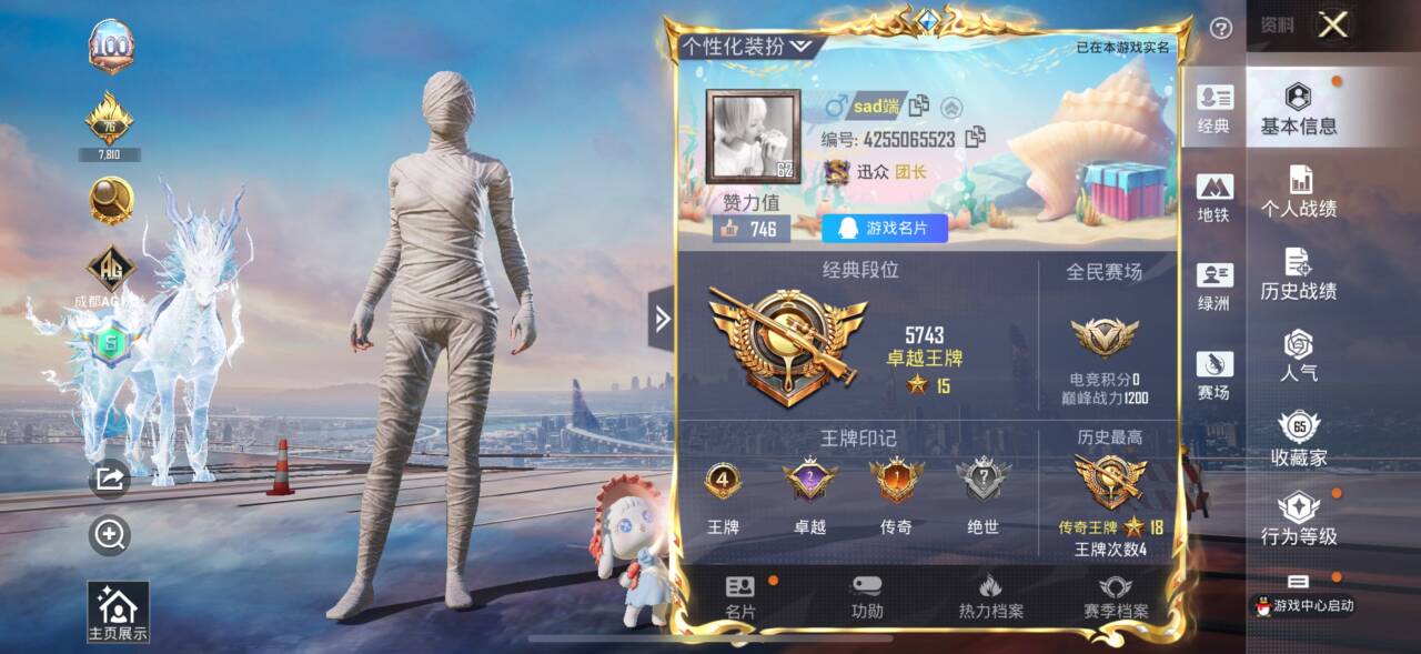 HPSJ3395128和平精英账号详情图4 HPSJ3395128和平精英账号详情图4