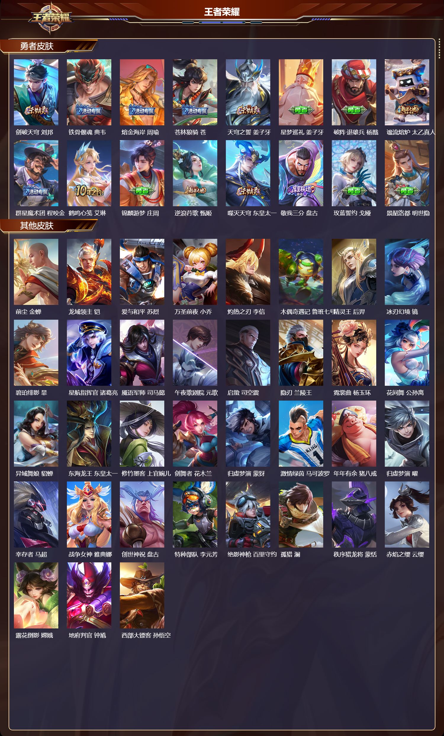 WZMK3379520王者荣耀账号详情图4