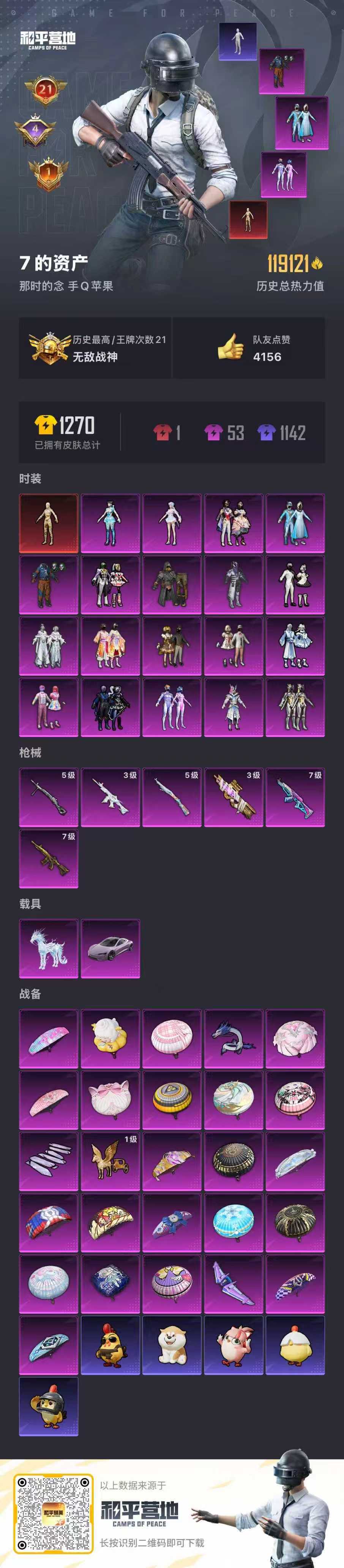 HPSJ3391657和平精英账号详情图4 HPSJ3391657和平精英账号详情图4