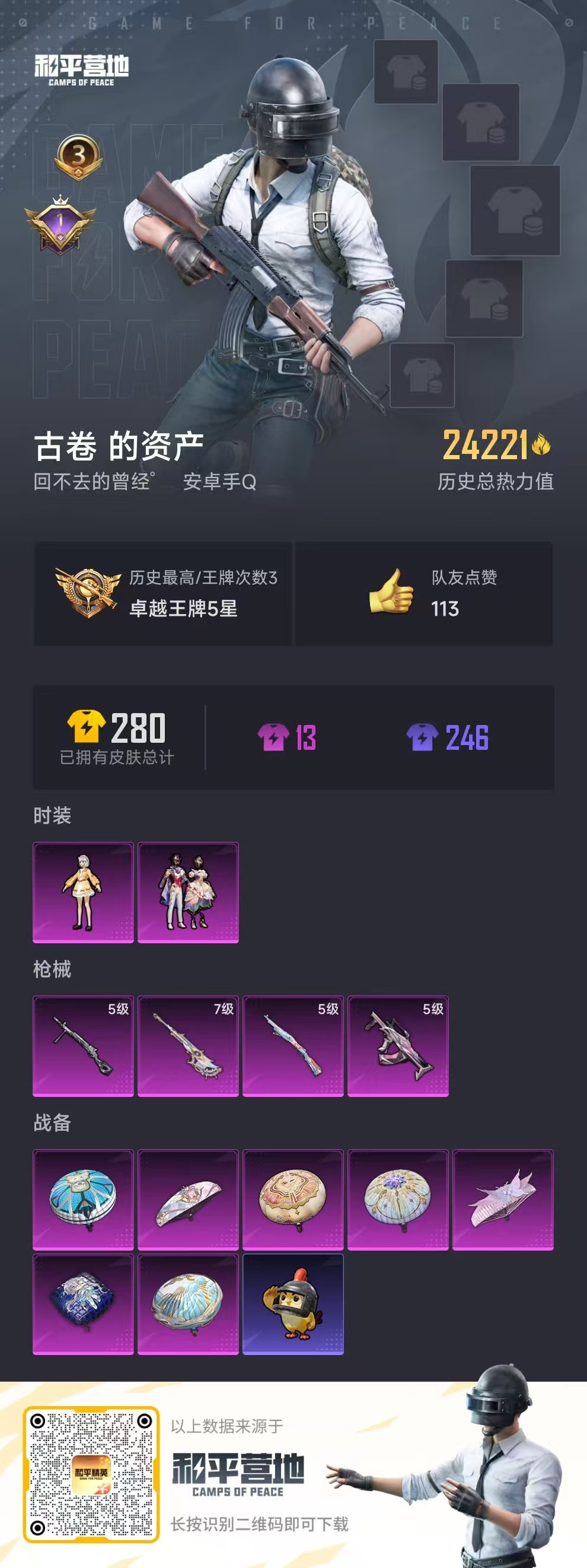 HPSJ3391710和平精英账号详情图4 HPSJ3391710和平精英账号详情图4