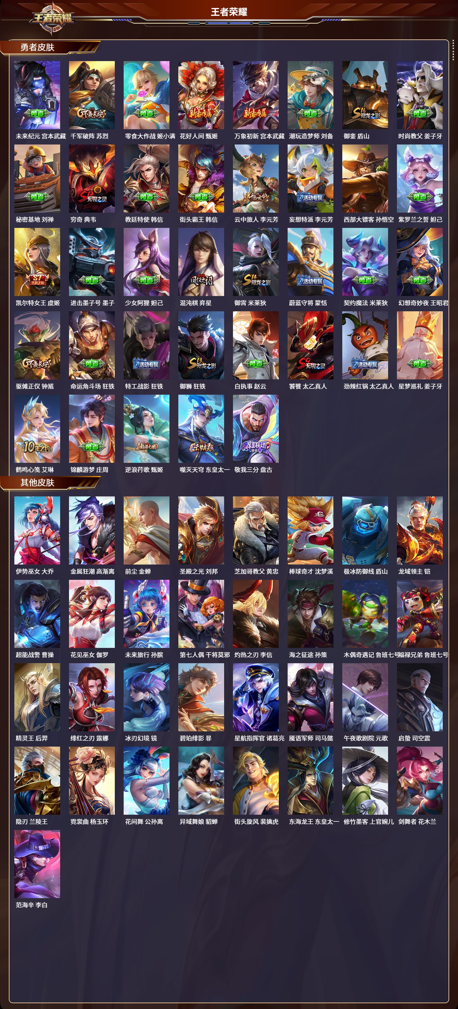 WZLX4220765王者荣耀账号详情图6 WZLX4220765王者荣耀账号详情图6