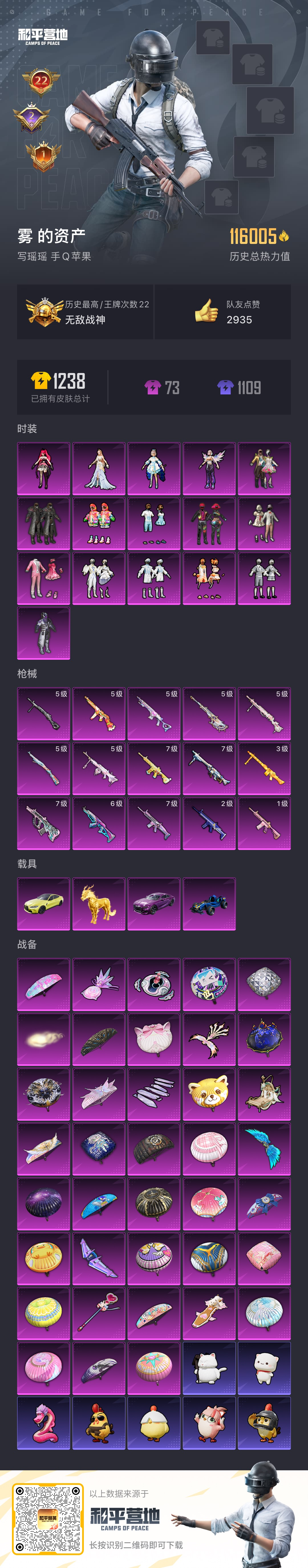 HPSJ3393184和平精英账号详情图4 HPSJ3393184和平精英账号详情图4