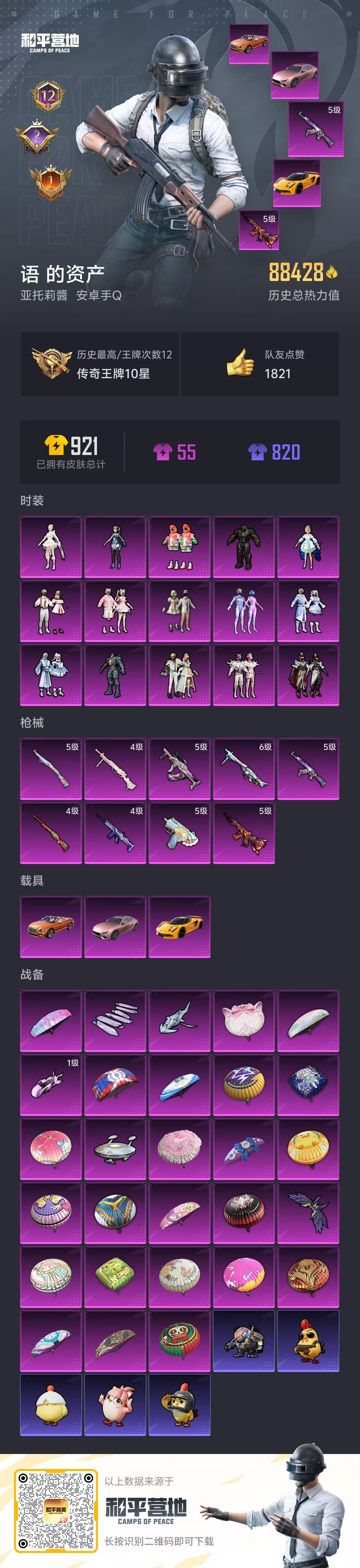 HPSJ3393282和平精英账号详情图3 HPSJ3393282和平精英账号详情图3