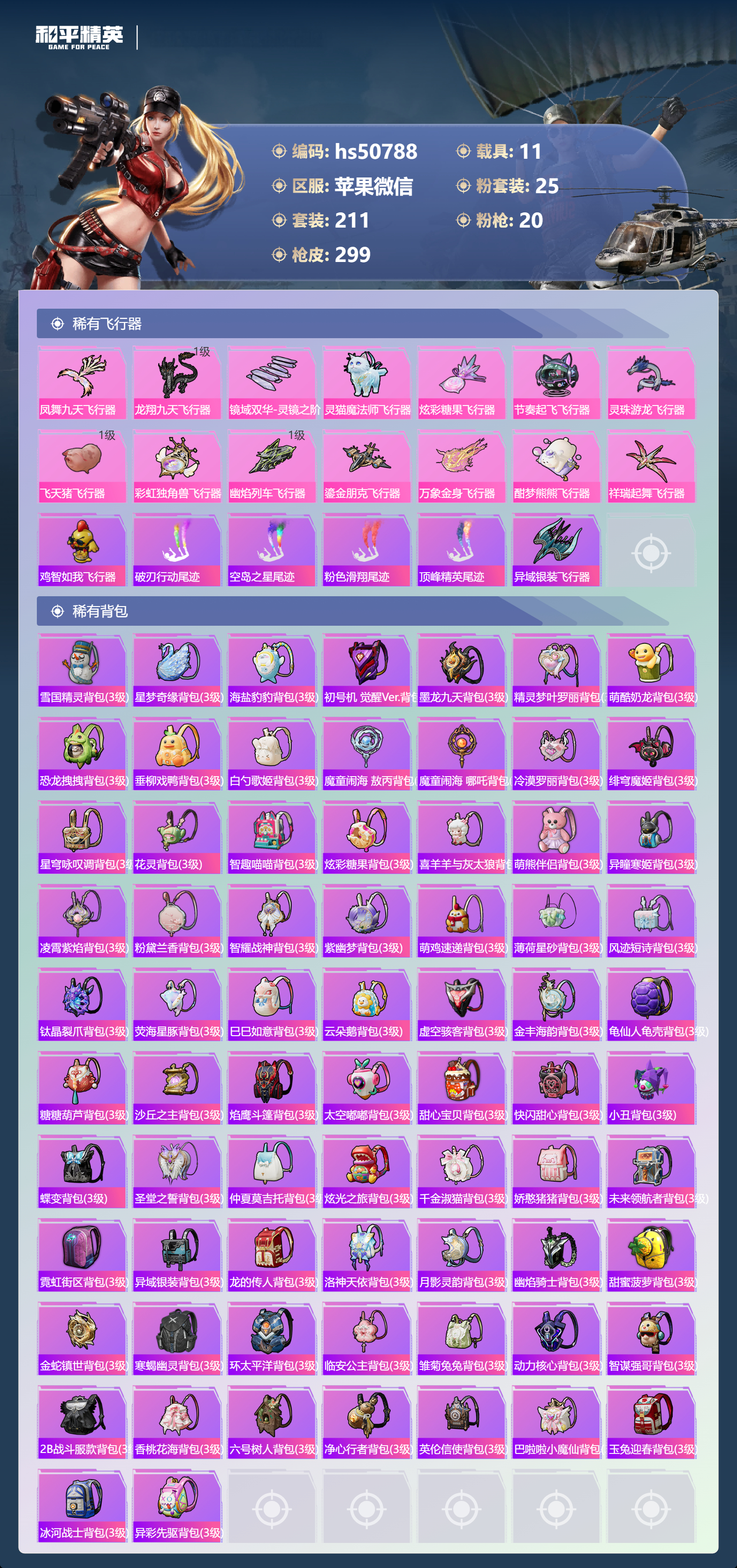 HPSJ3393243和平精英账号详情图12 HPSJ3393243和平精英账号详情图12