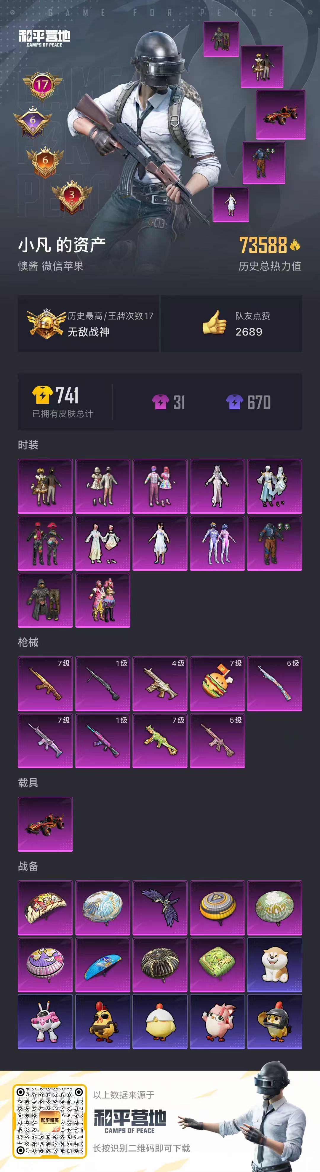 HPSJ3393270和平精英账号详情图4 HPSJ3393270和平精英账号详情图4