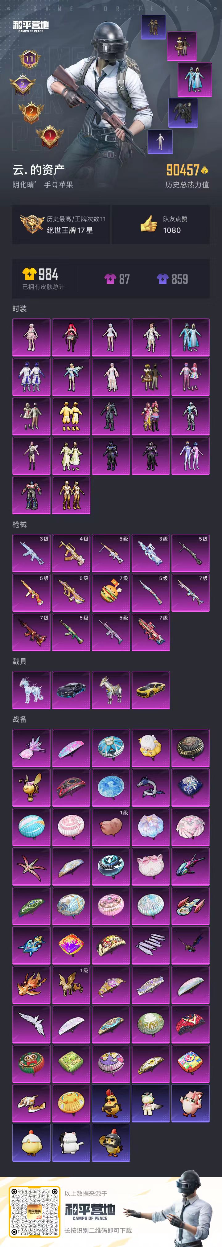 HPSJ3396209和平精英账号详情图2 HPSJ3396209和平精英账号详情图2