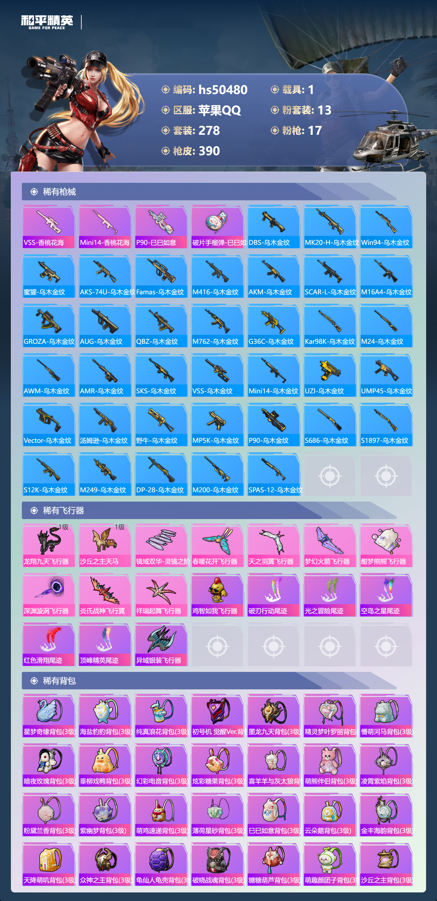 HPSJ3393124和平精英账号详情图13 HPSJ3393124和平精英账号详情图13