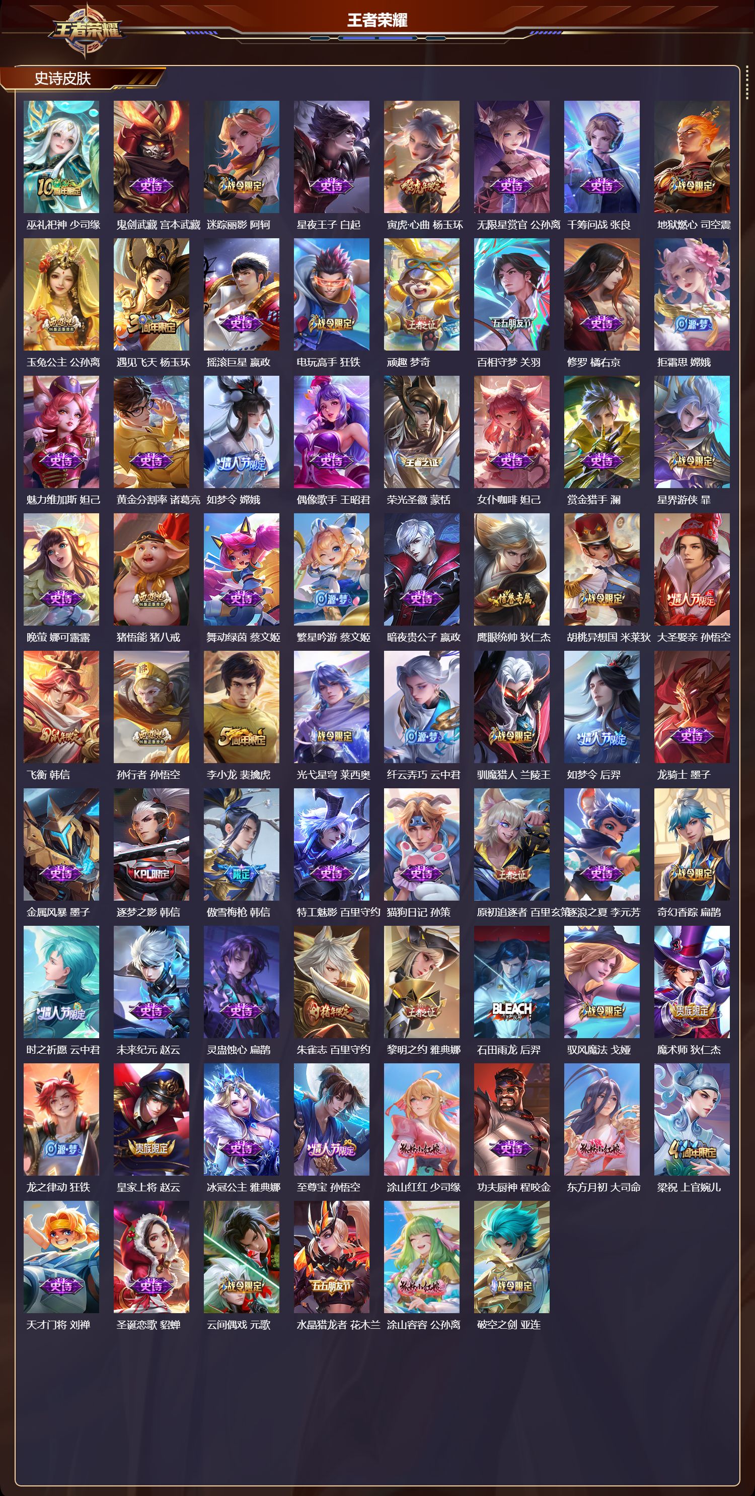 WZMK3382941王者荣耀账号详情图3 WZMK3382941王者荣耀账号详情图3