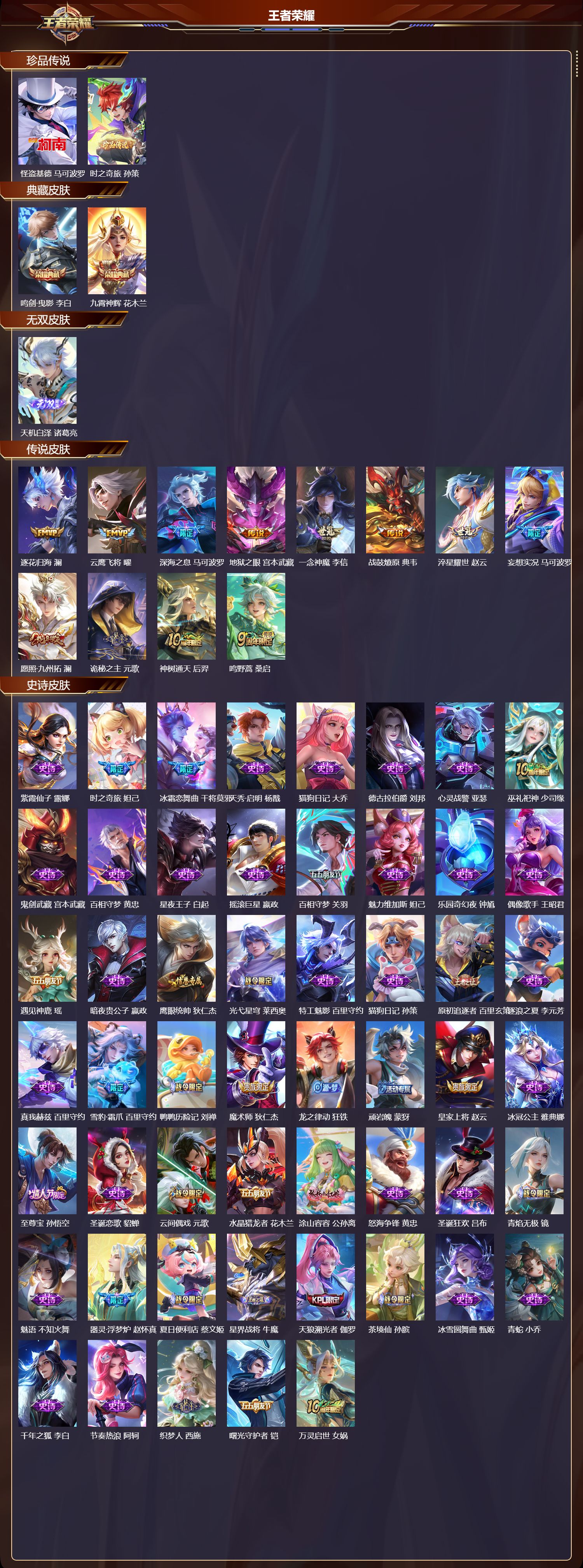 WZMK3382944王者荣耀账号详情图2