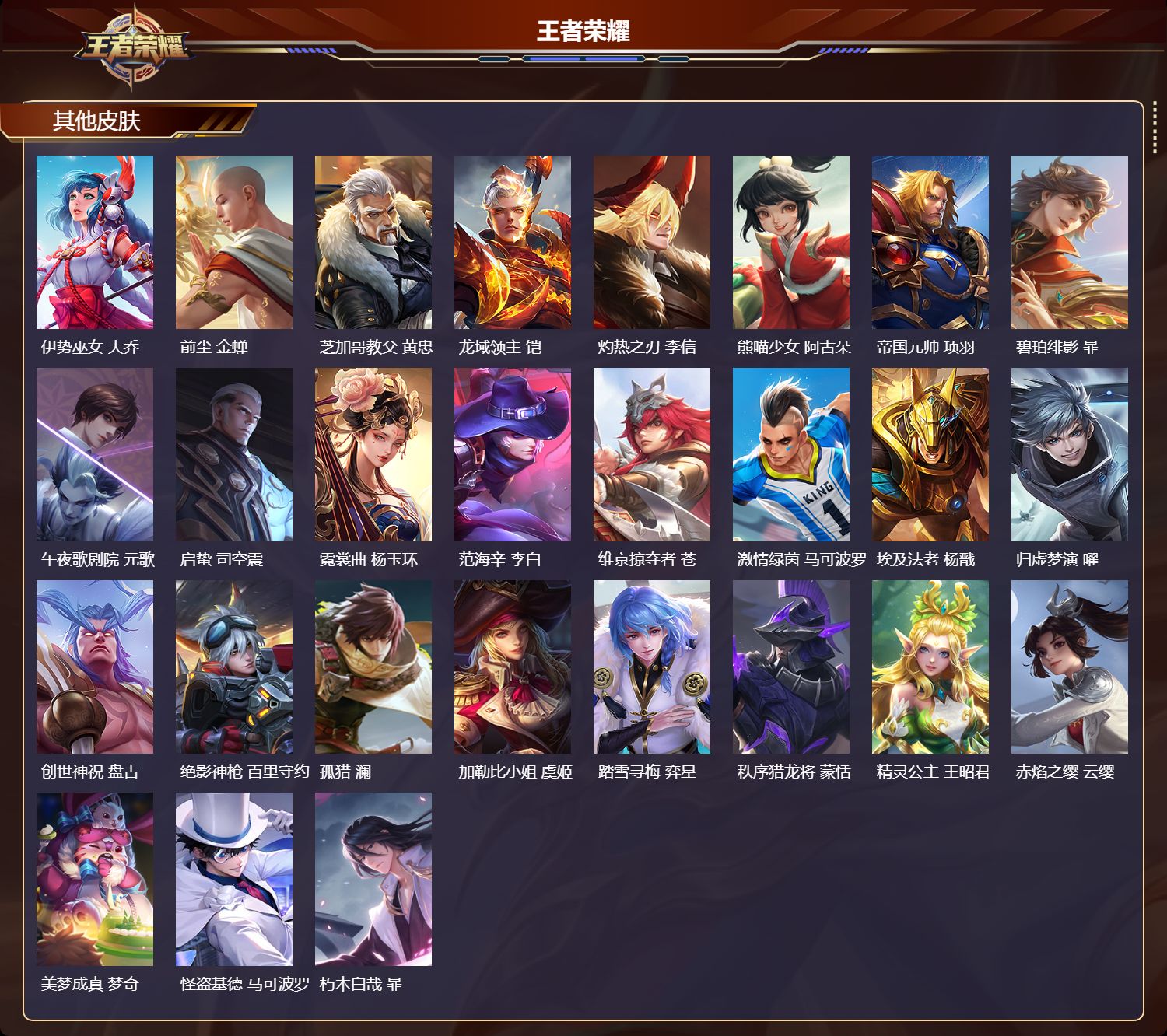 WZMK3382959王者荣耀账号详情图5