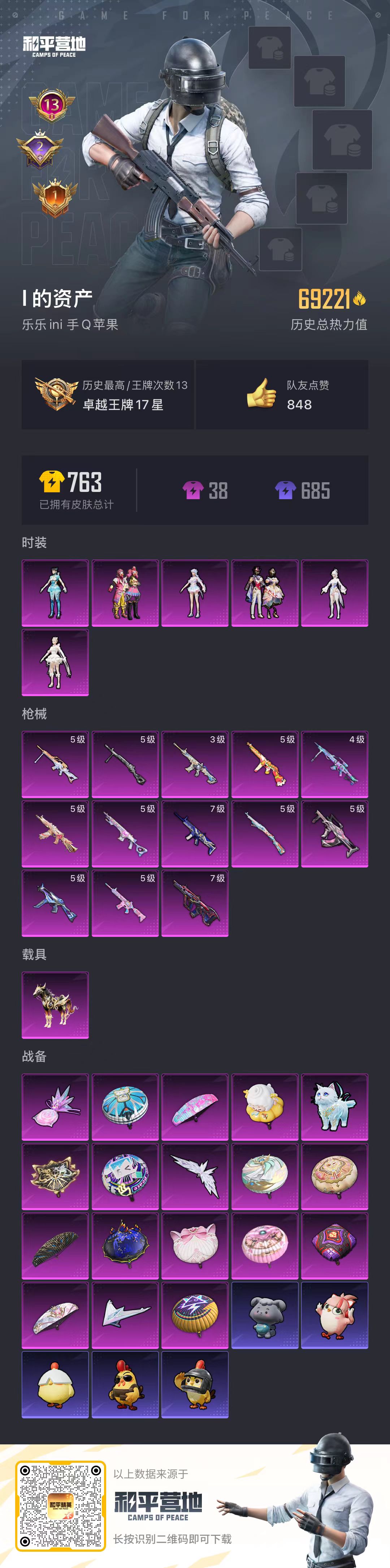 HPSJ3397458和平精英账号详情图4 HPSJ3397458和平精英账号详情图4