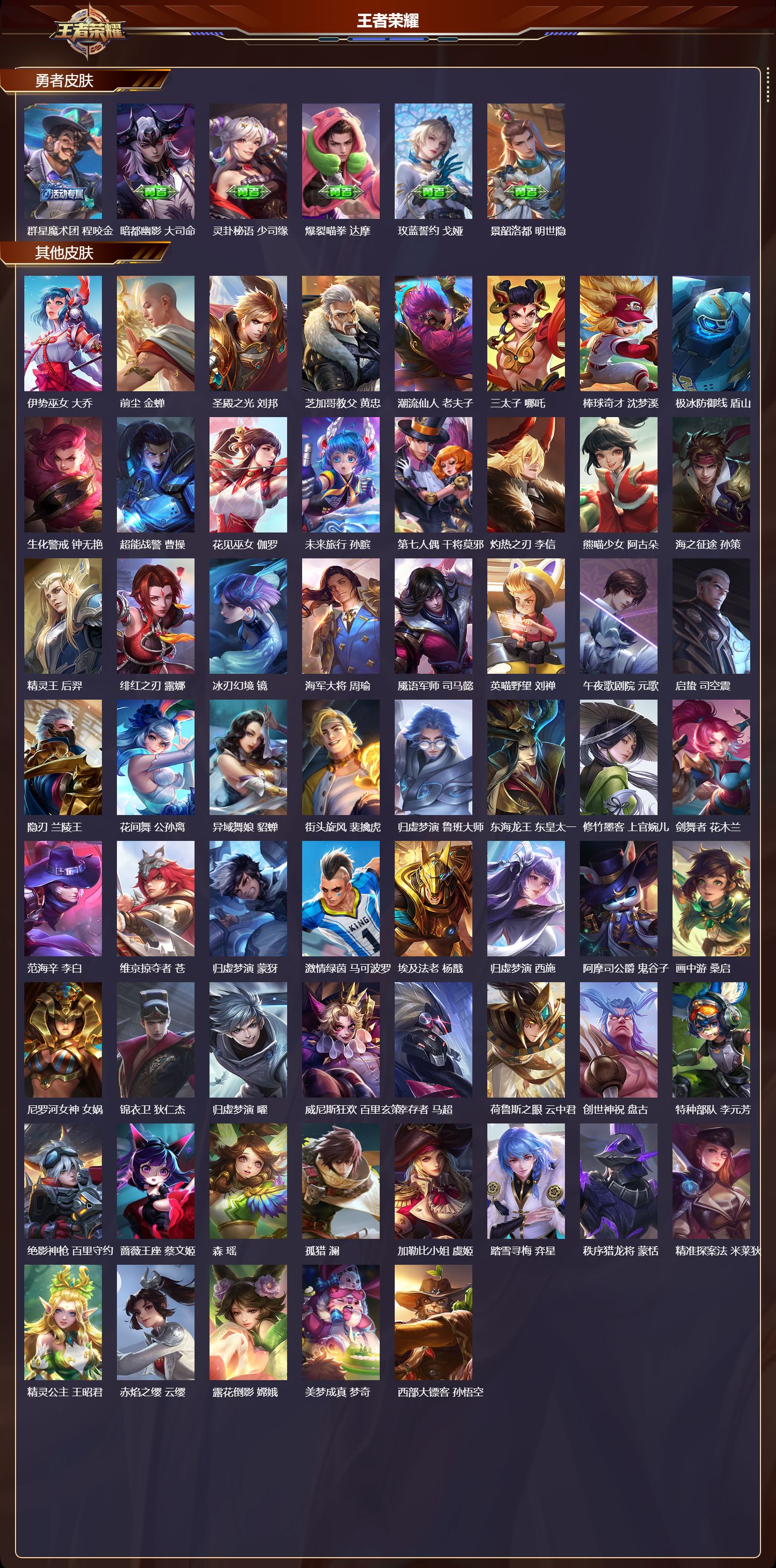 WZMK3382934王者荣耀账号详情图5 WZMK3382934王者荣耀账号详情图5