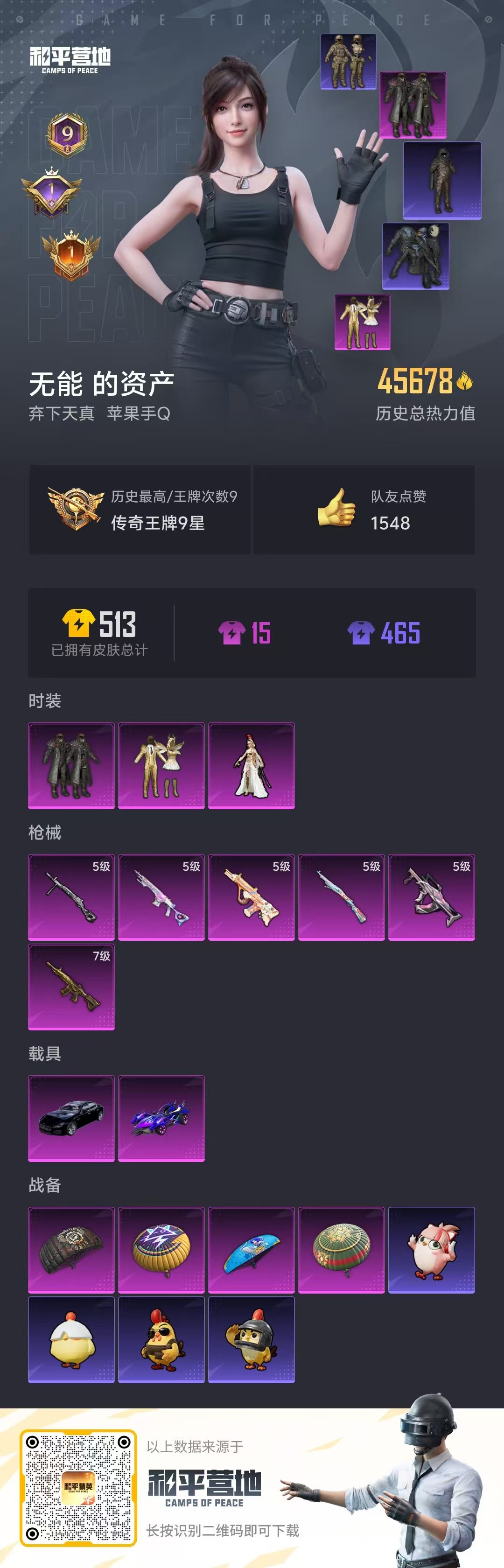 HPSJ3394197和平精英账号详情图2 HPSJ3394197和平精英账号详情图2