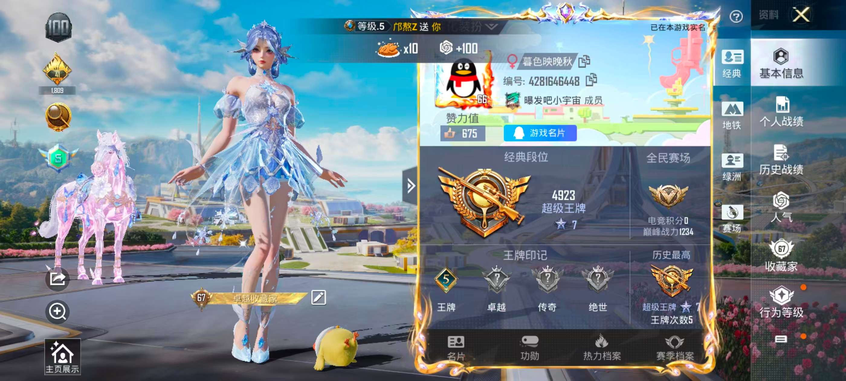 HPSJ3397434和平精英账号详情图2 HPSJ3397434和平精英账号详情图2