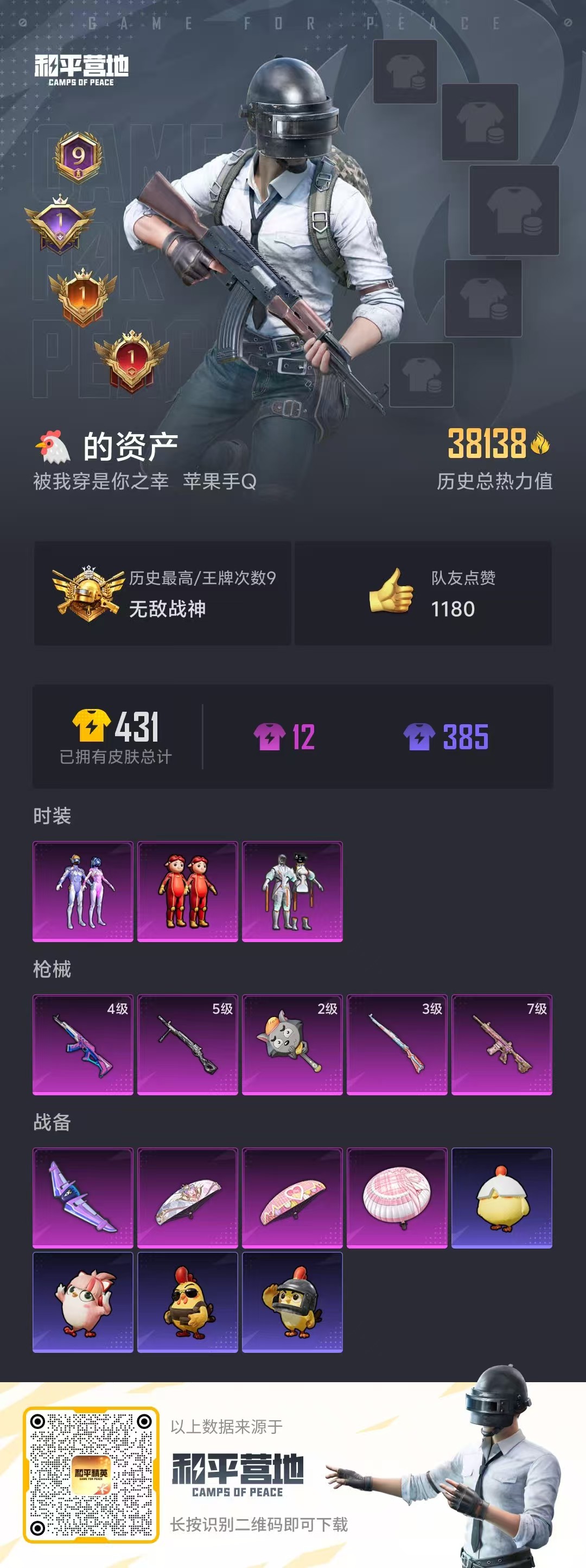 HPSJ3394268和平精英账号详情图4 HPSJ3394268和平精英账号详情图4