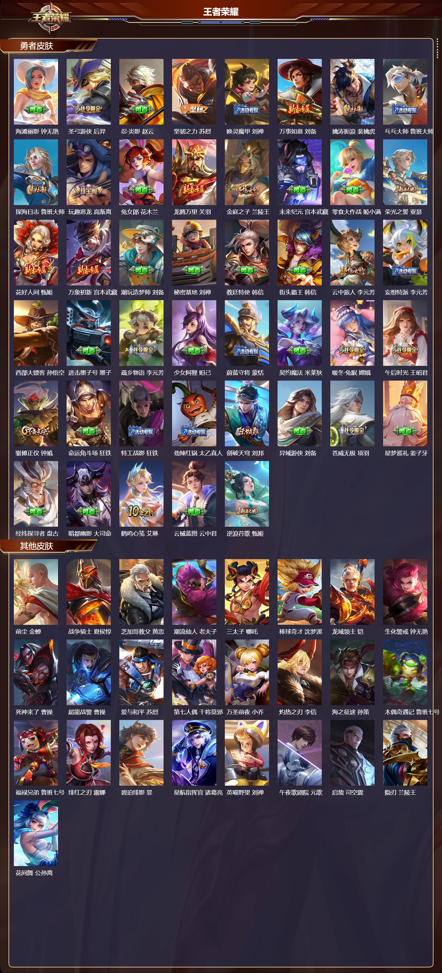 WZMK3382964王者荣耀账号详情图4