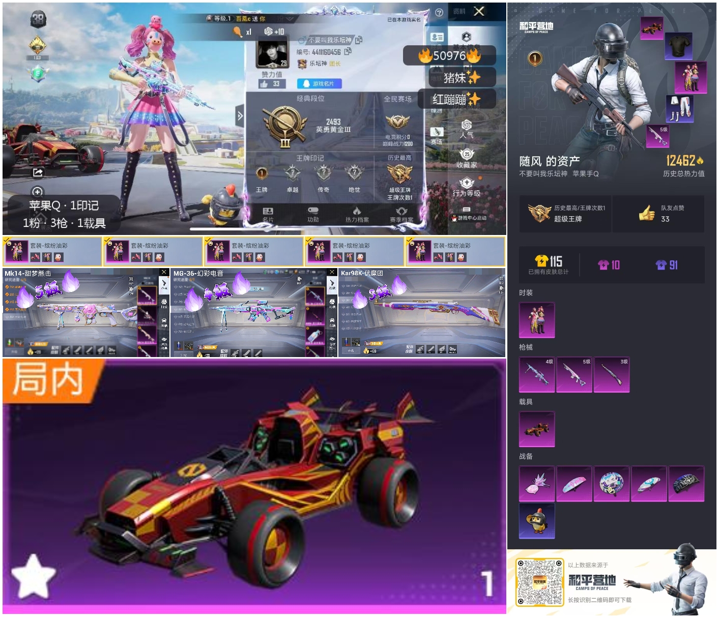 HPSJ3398315和平精英账号详情图3 HPSJ3398315和平精英账号详情图3