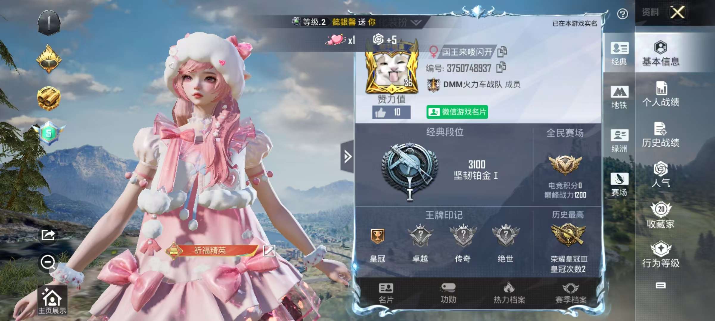 HPSJ3395179和平精英账号详情图2 HPSJ3395179和平精英账号详情图2