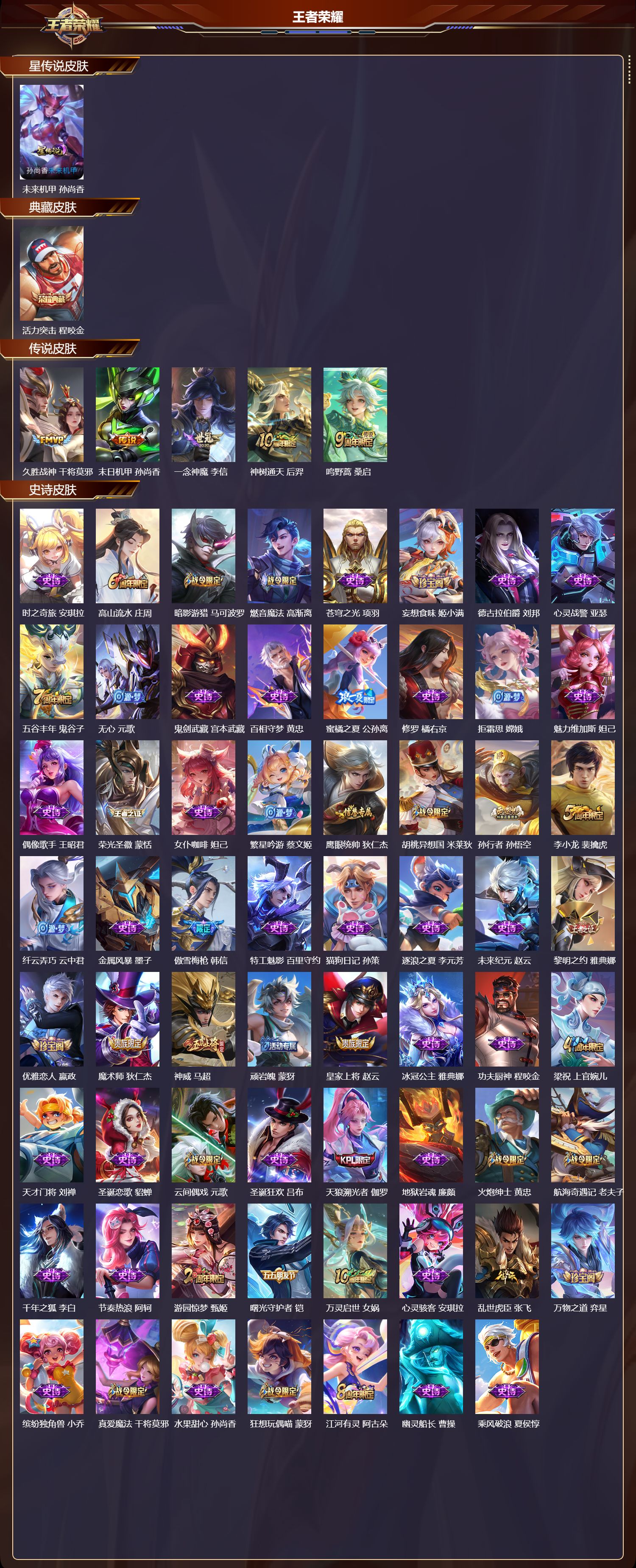 WZMK3382982王者荣耀账号详情图2