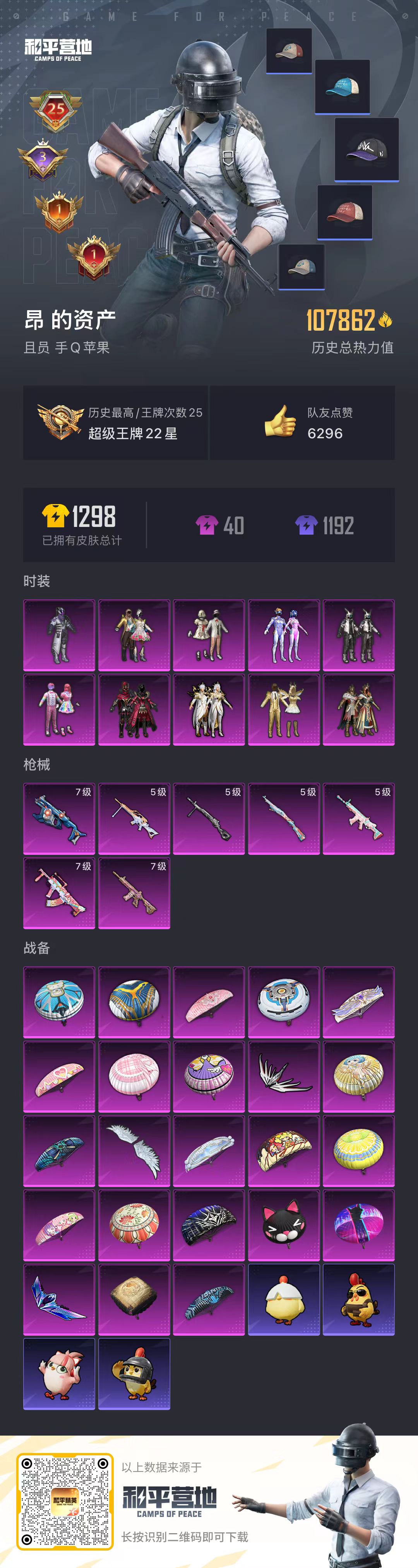 HPSJ3395273和平精英账号详情图4 HPSJ3395273和平精英账号详情图4