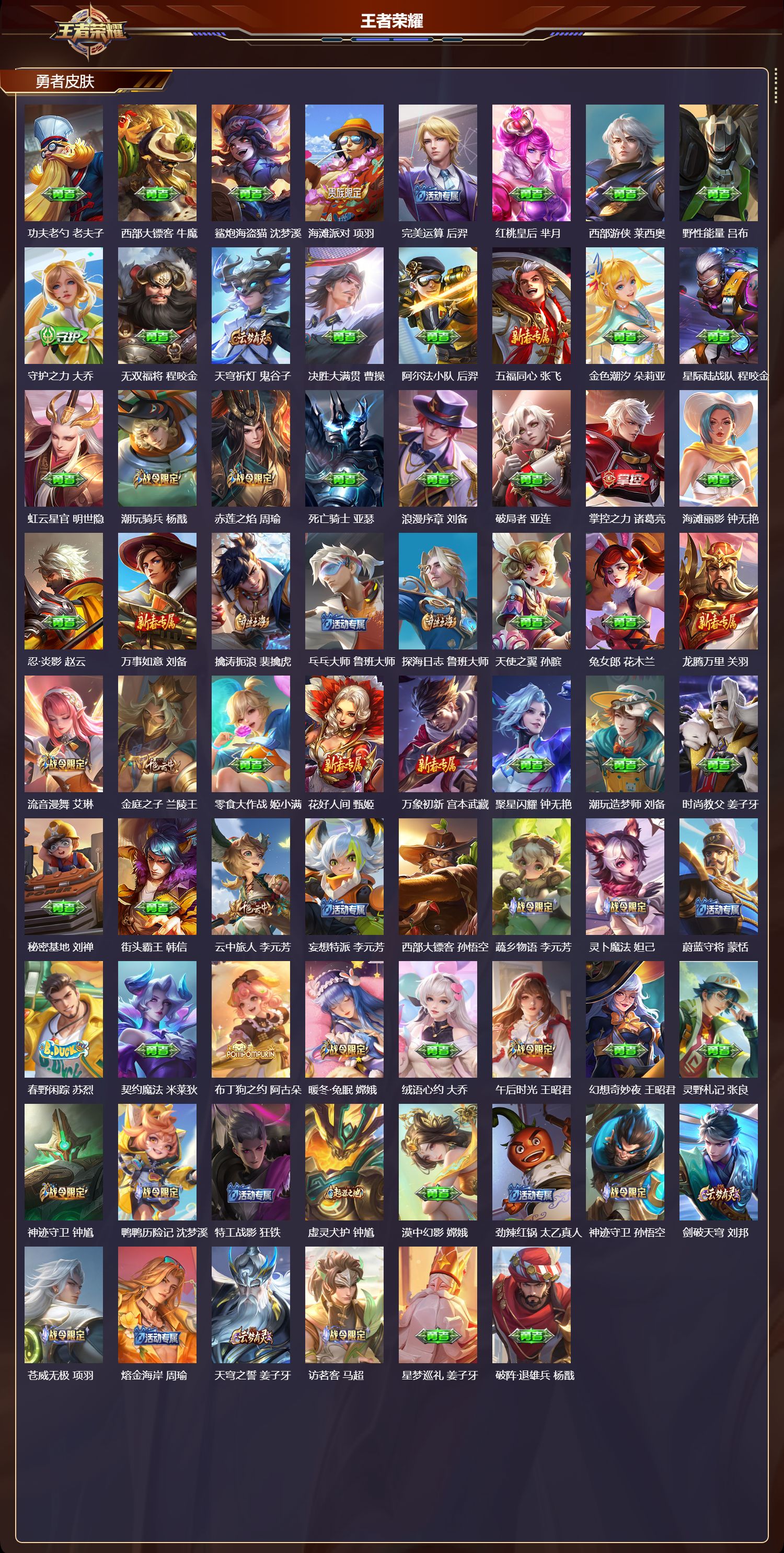 WZMK3382970王者荣耀账号详情图4