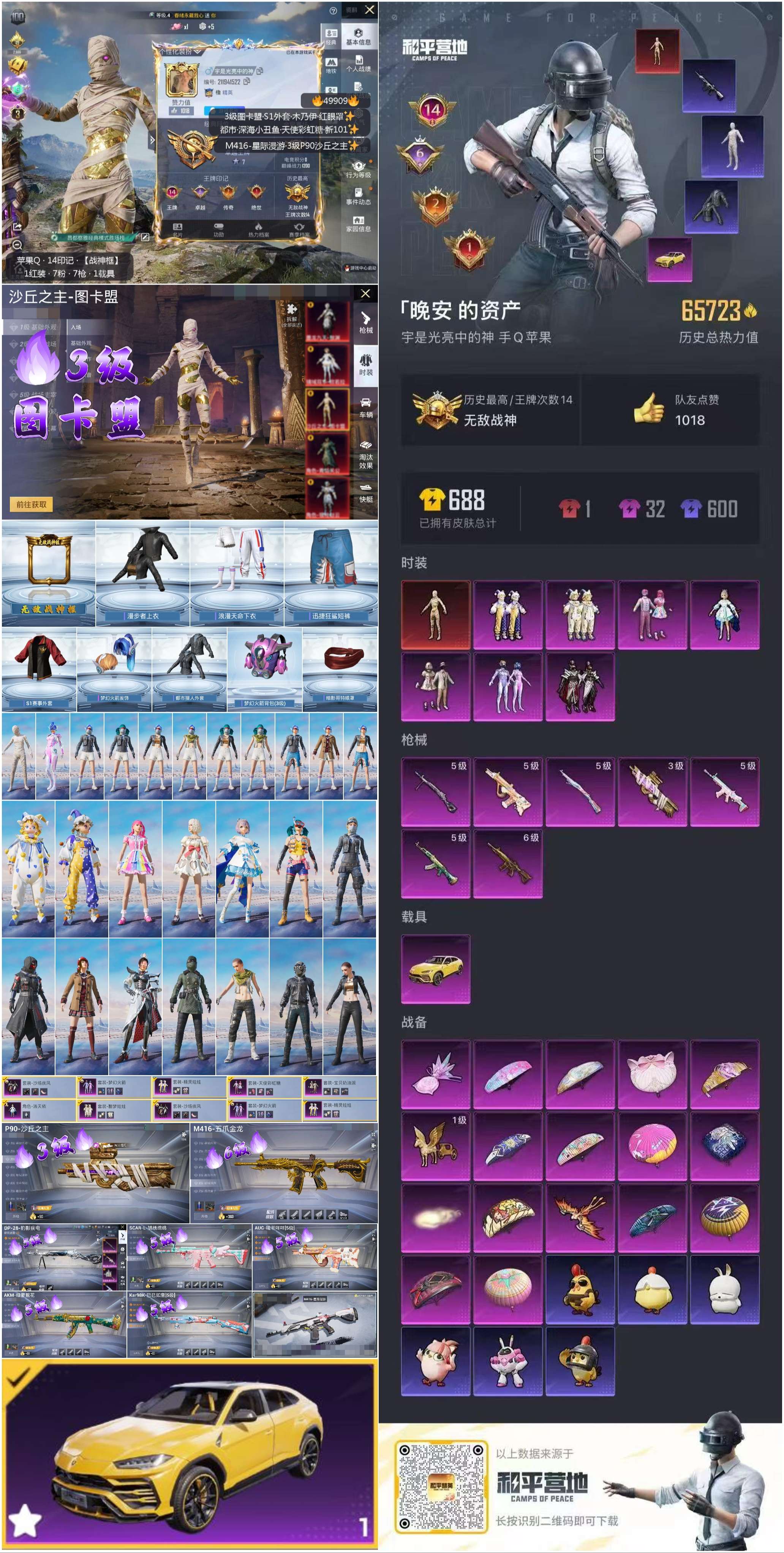 HPSJ3395291和平精英账号详情图5 HPSJ3395291和平精英账号详情图5