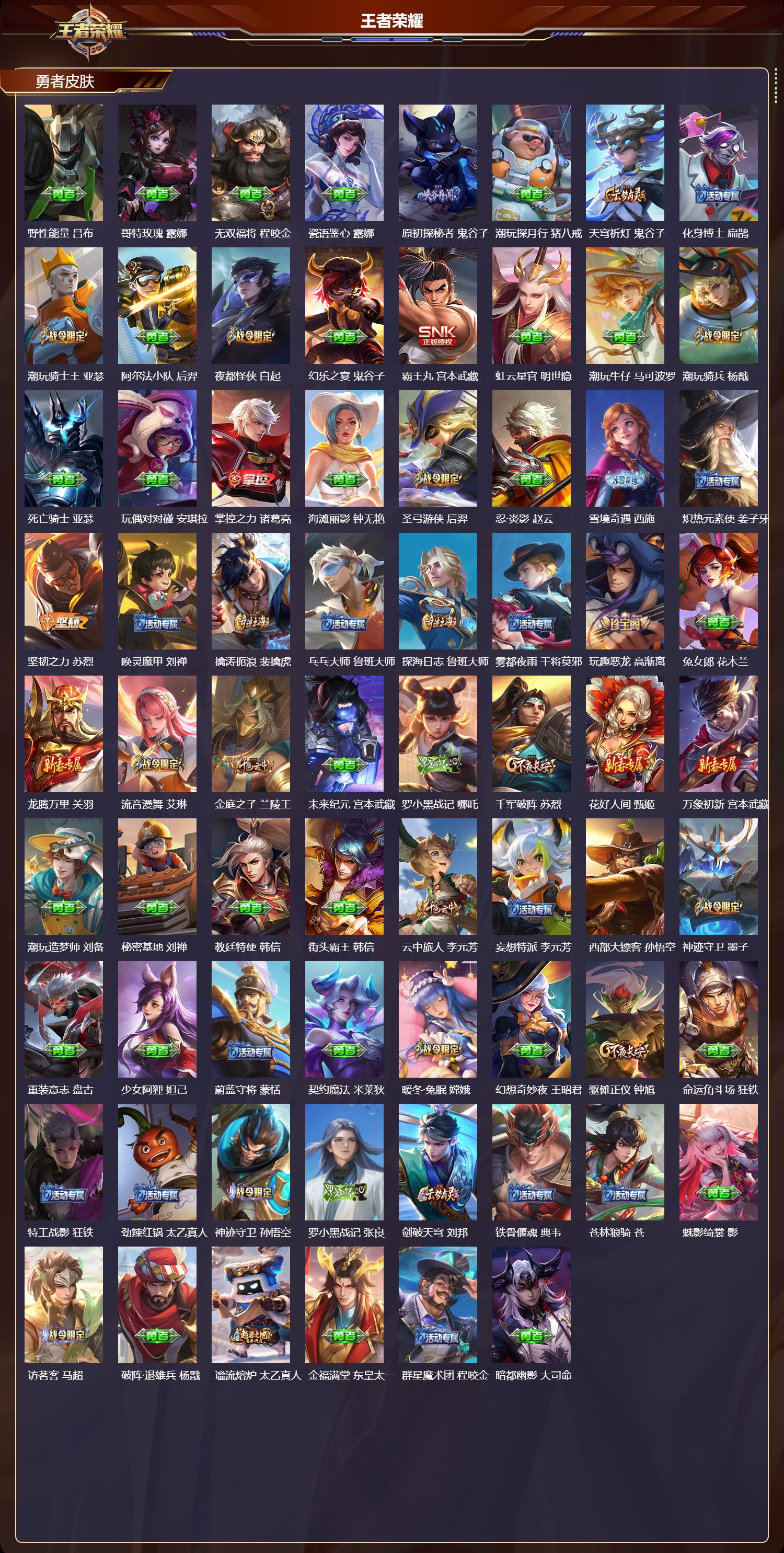 WZMK3382979王者荣耀账号详情图4 WZMK3382979王者荣耀账号详情图4