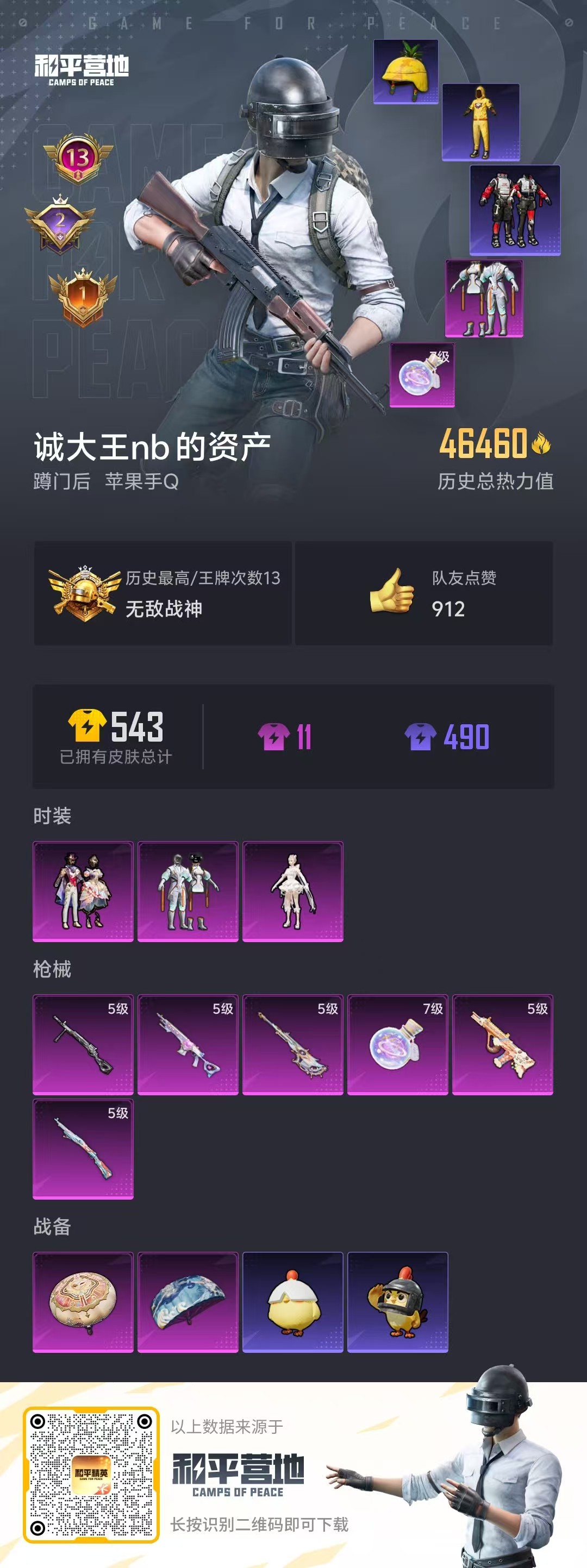 HPSJ3396351和平精英账号详情图5 HPSJ3396351和平精英账号详情图5