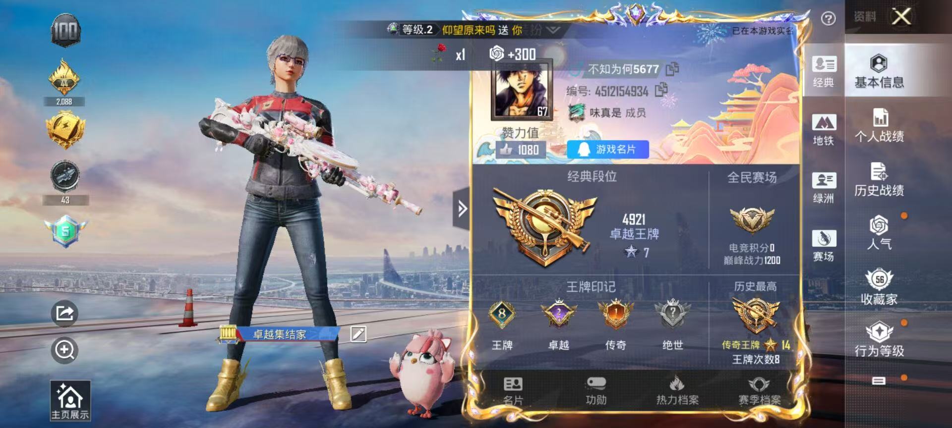 HPSJ3396326和平精英账号详情图3 HPSJ3396326和平精英账号详情图3