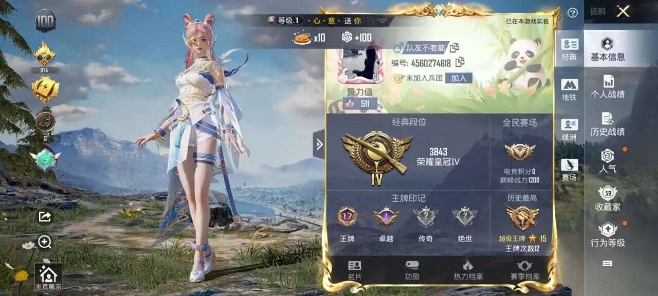 HPSJ3400537和平精英账号详情图2 HPSJ3400537和平精英账号详情图2