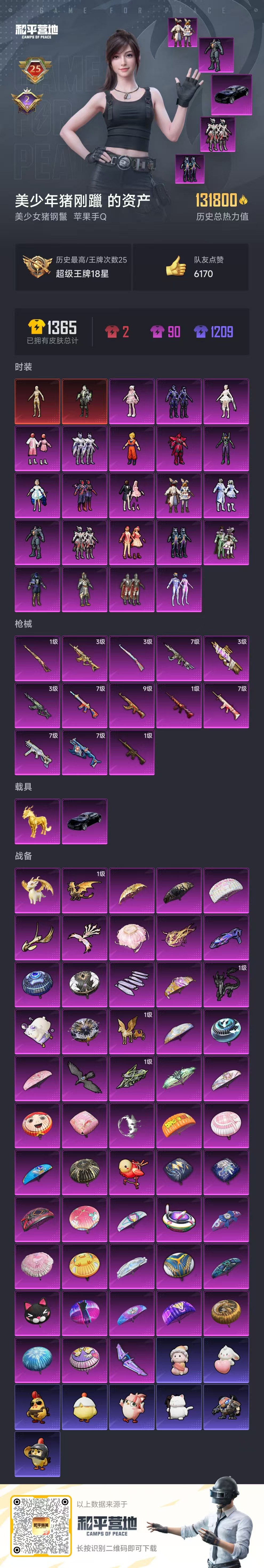 HPSJ3400541和平精英账号详情图4 HPSJ3400541和平精英账号详情图4