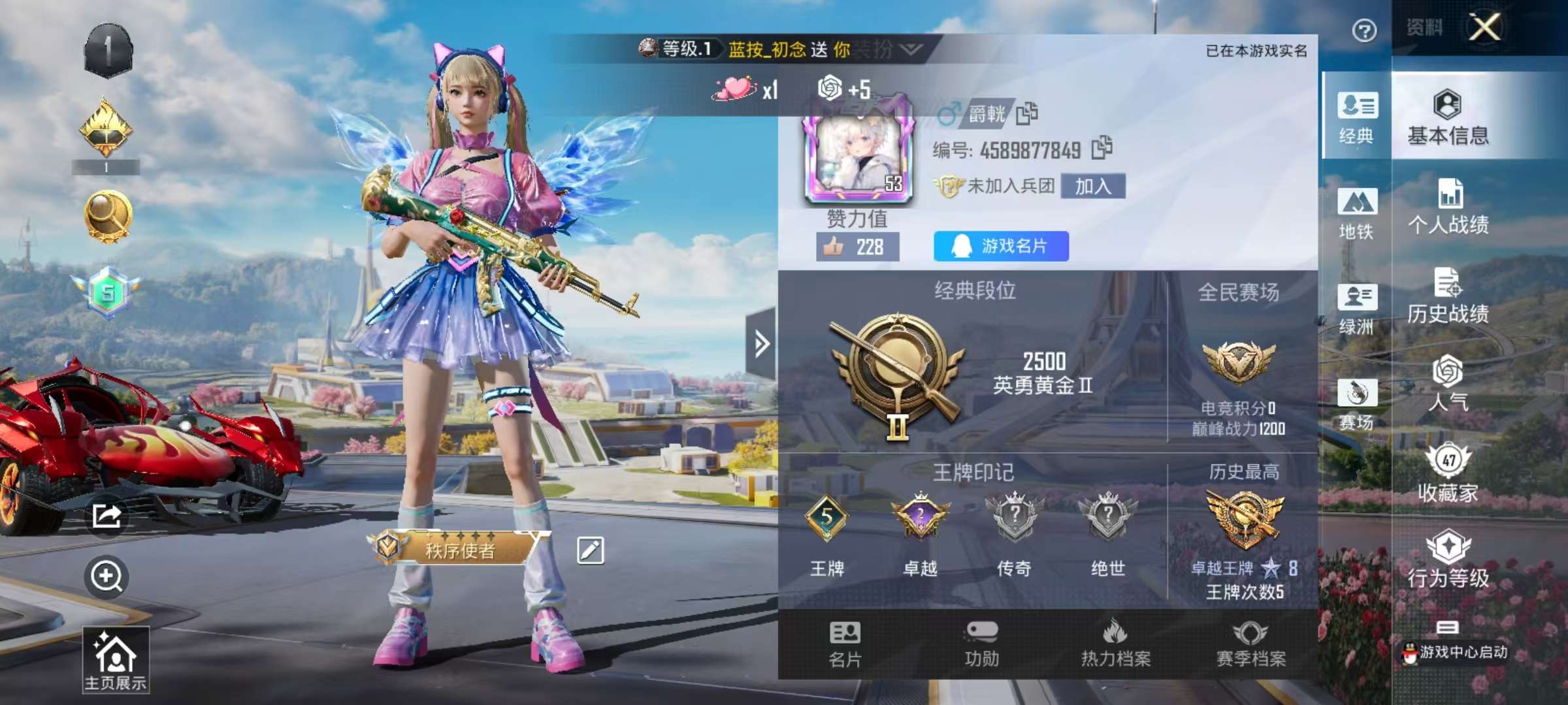 HPSJ3396286和平精英账号详情图3 HPSJ3396286和平精英账号详情图3