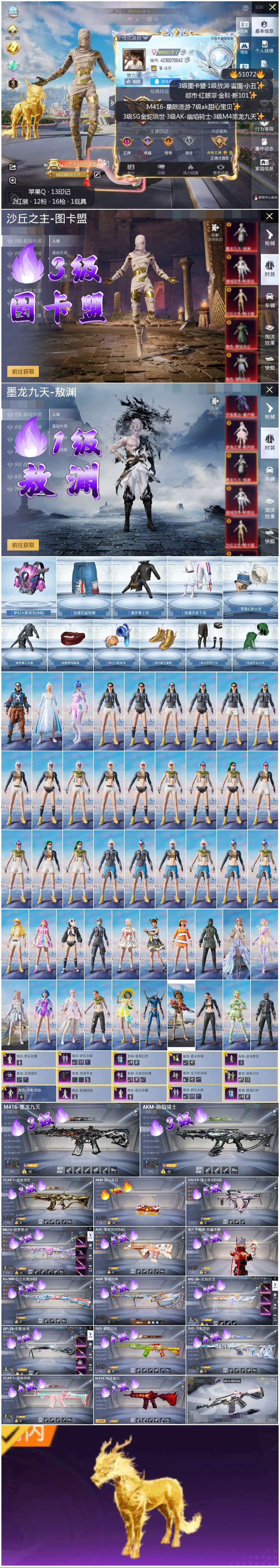 HPSJ3400550和平精英账号详情图3 HPSJ3400550和平精英账号详情图3