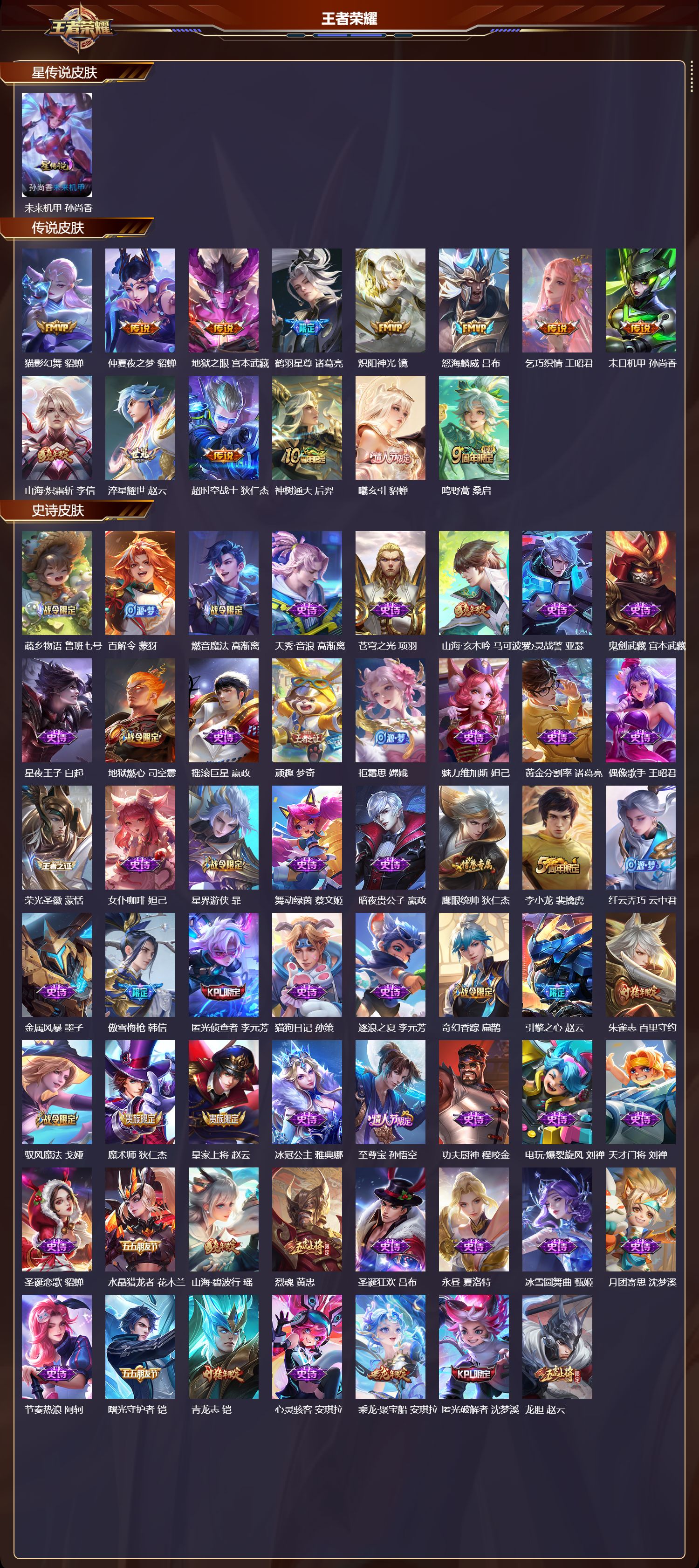 WZMK3386186王者荣耀账号详情图2