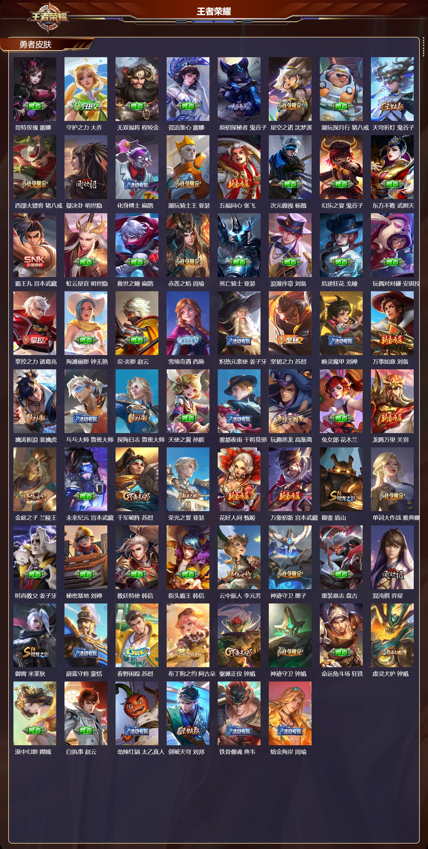 WZMK3387546王者荣耀账号详情图4