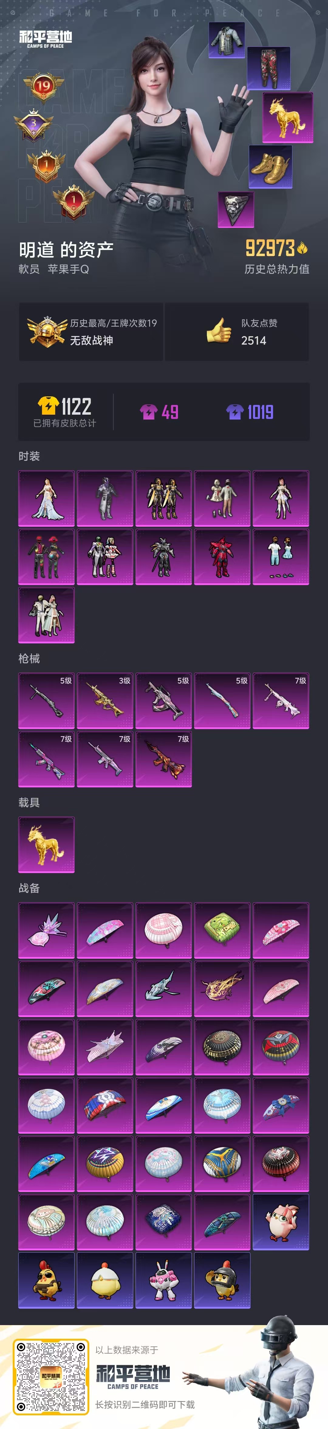 HPSJ3397566和平精英账号详情图4 HPSJ3397566和平精英账号详情图4