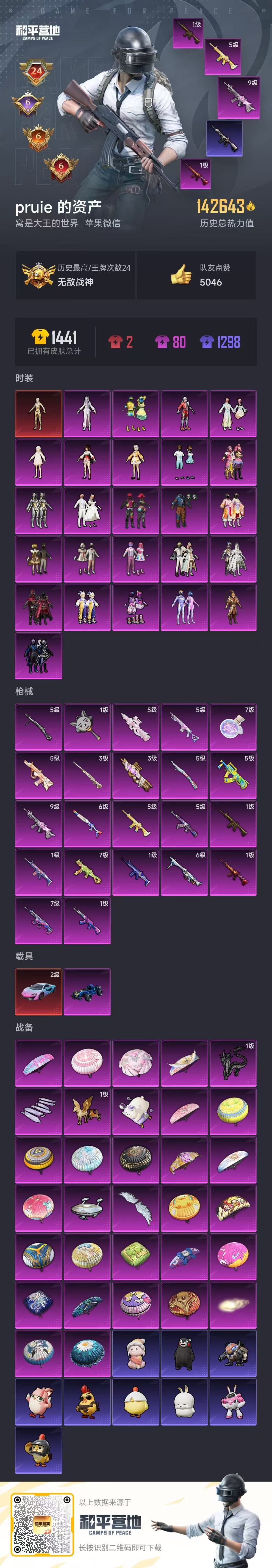 HPSJ3397485和平精英账号详情图3 HPSJ3397485和平精英账号详情图3