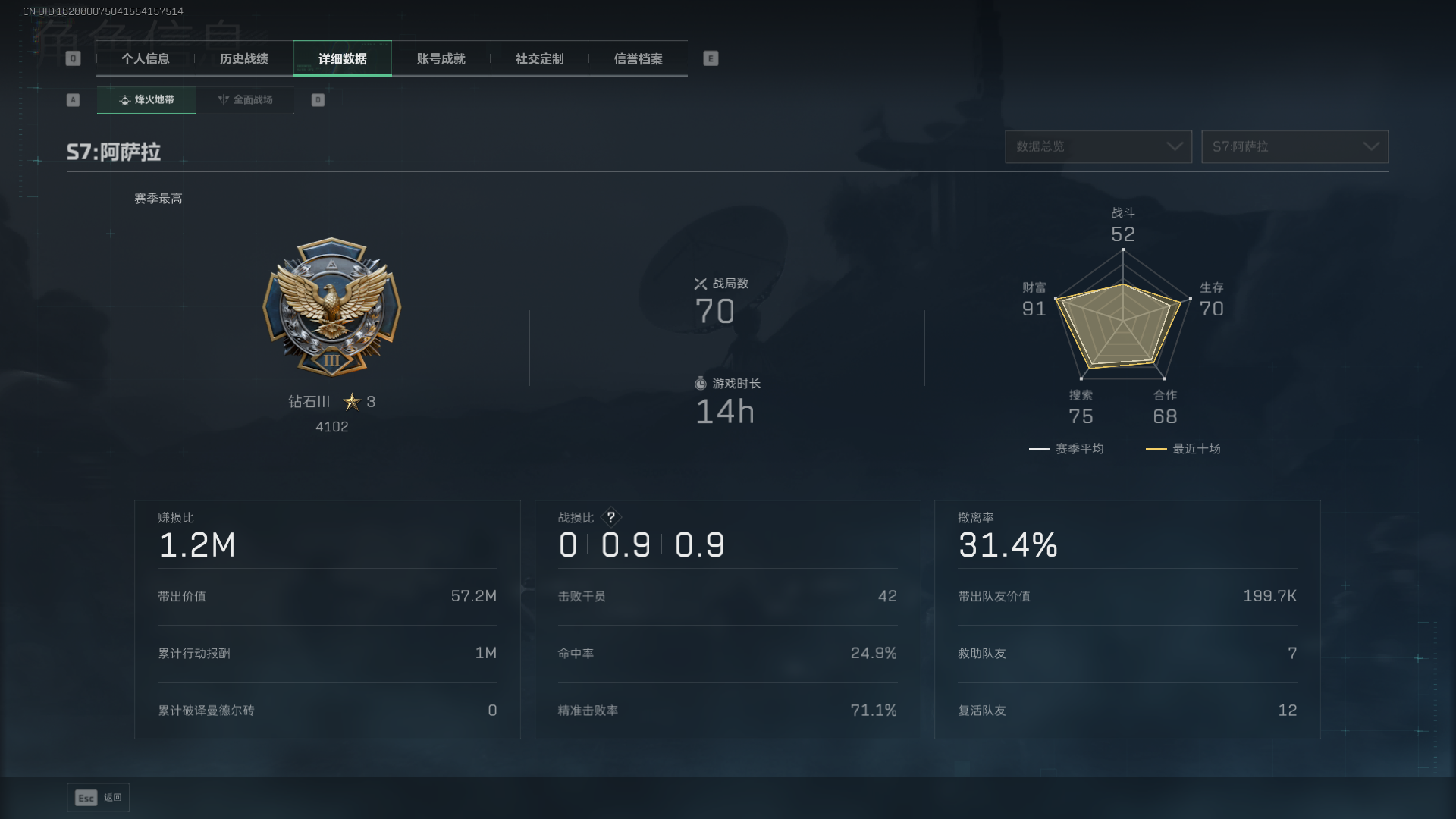 SJZQM397830三角洲行动账号详情图4